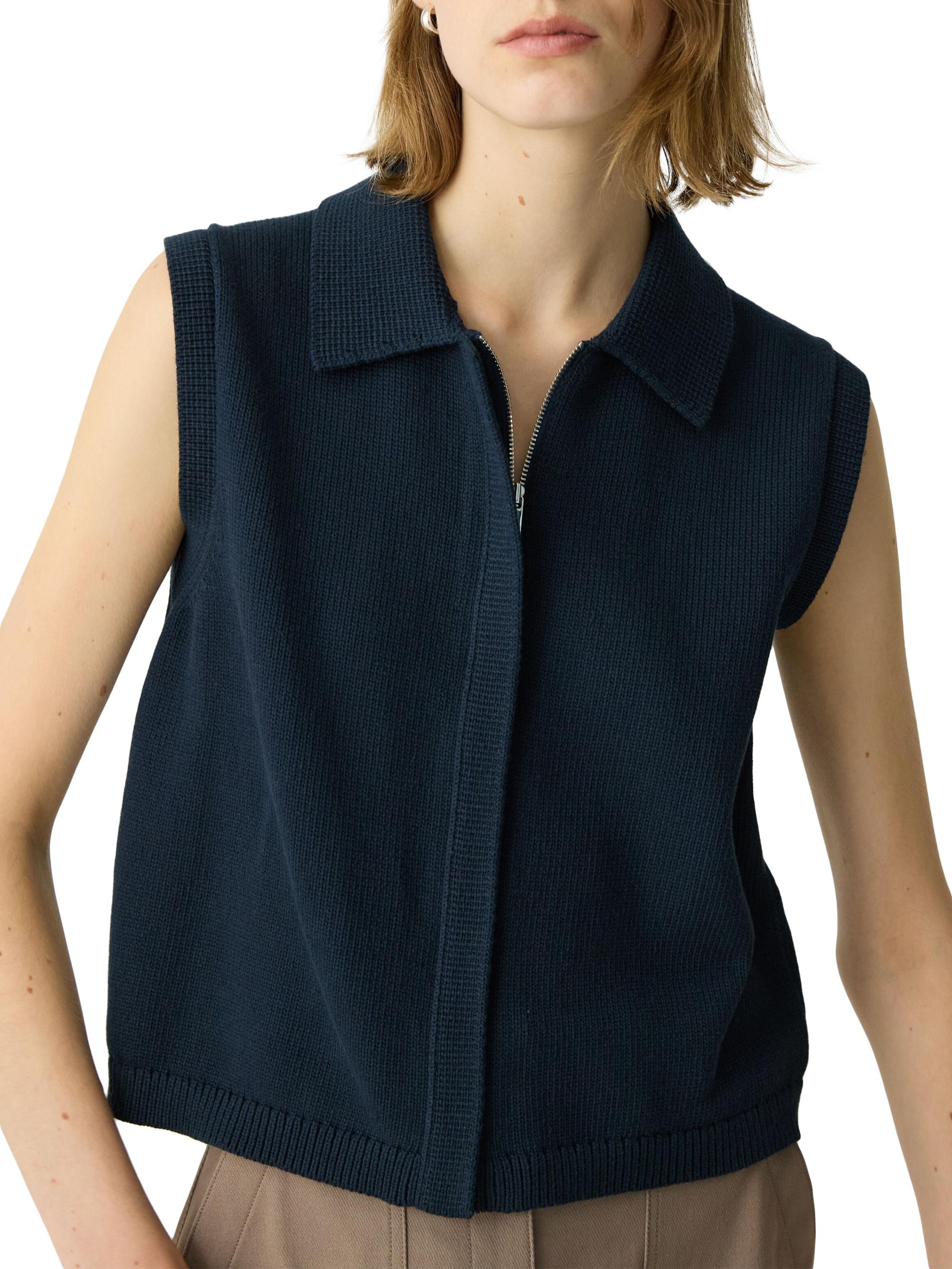 Theory Knit Full-Zip Vest | Saks Fifth Avenue