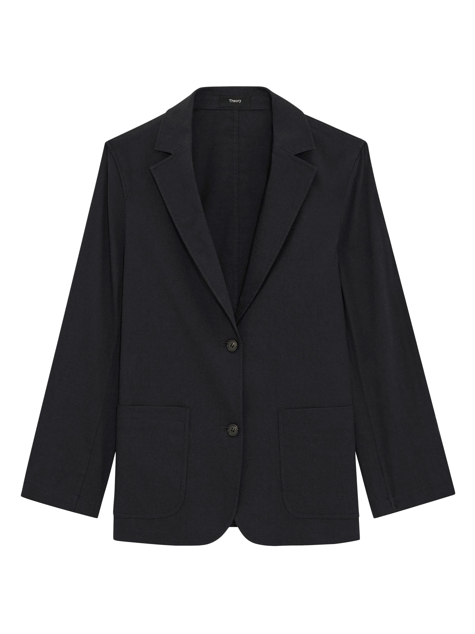 Theory Classic Crepe Casual Blazer サイズ2 Theory Staple Classic Crepe Single-Button Blazer | Saks