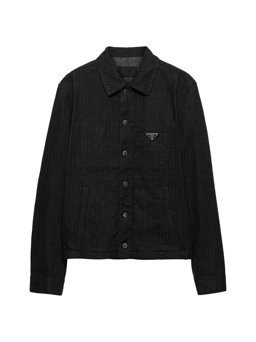 PRADA Denim Jacket SS25【新作】注目商品 Prada Denim Blouson Jacket | FARFETCH