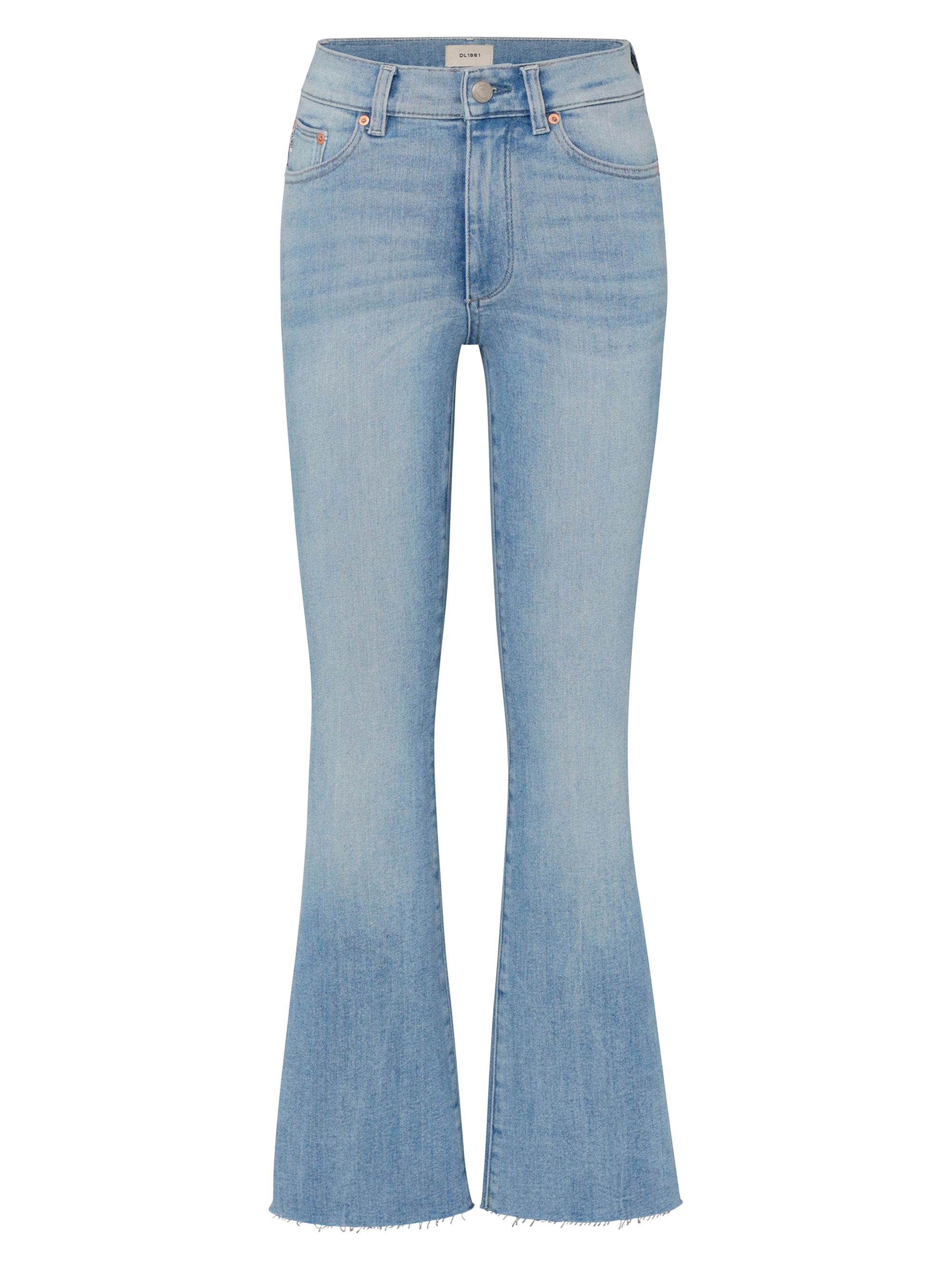 DL1961 Premium Denim Women's Bridget Boot High Rise Instasculpt Crop Jeans - Fountain