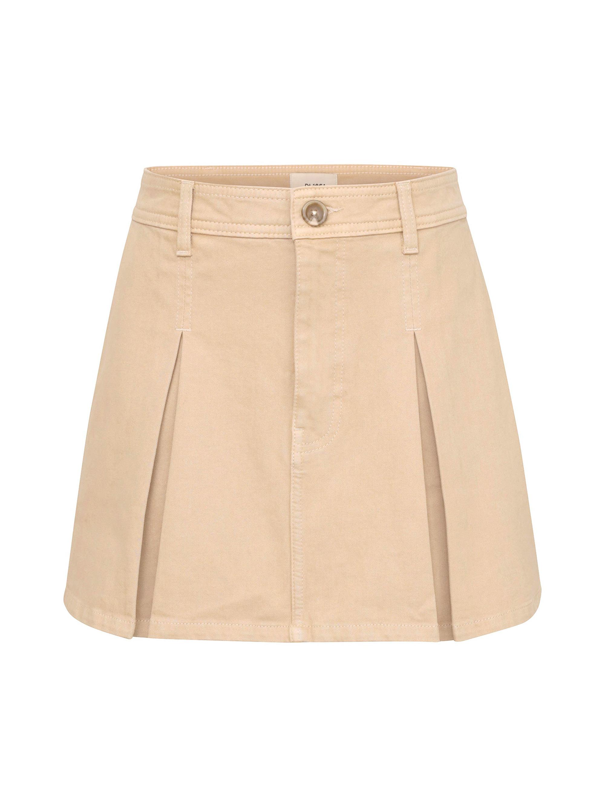 DL1961 Premium Denim Women's Utility Skirt - Almond