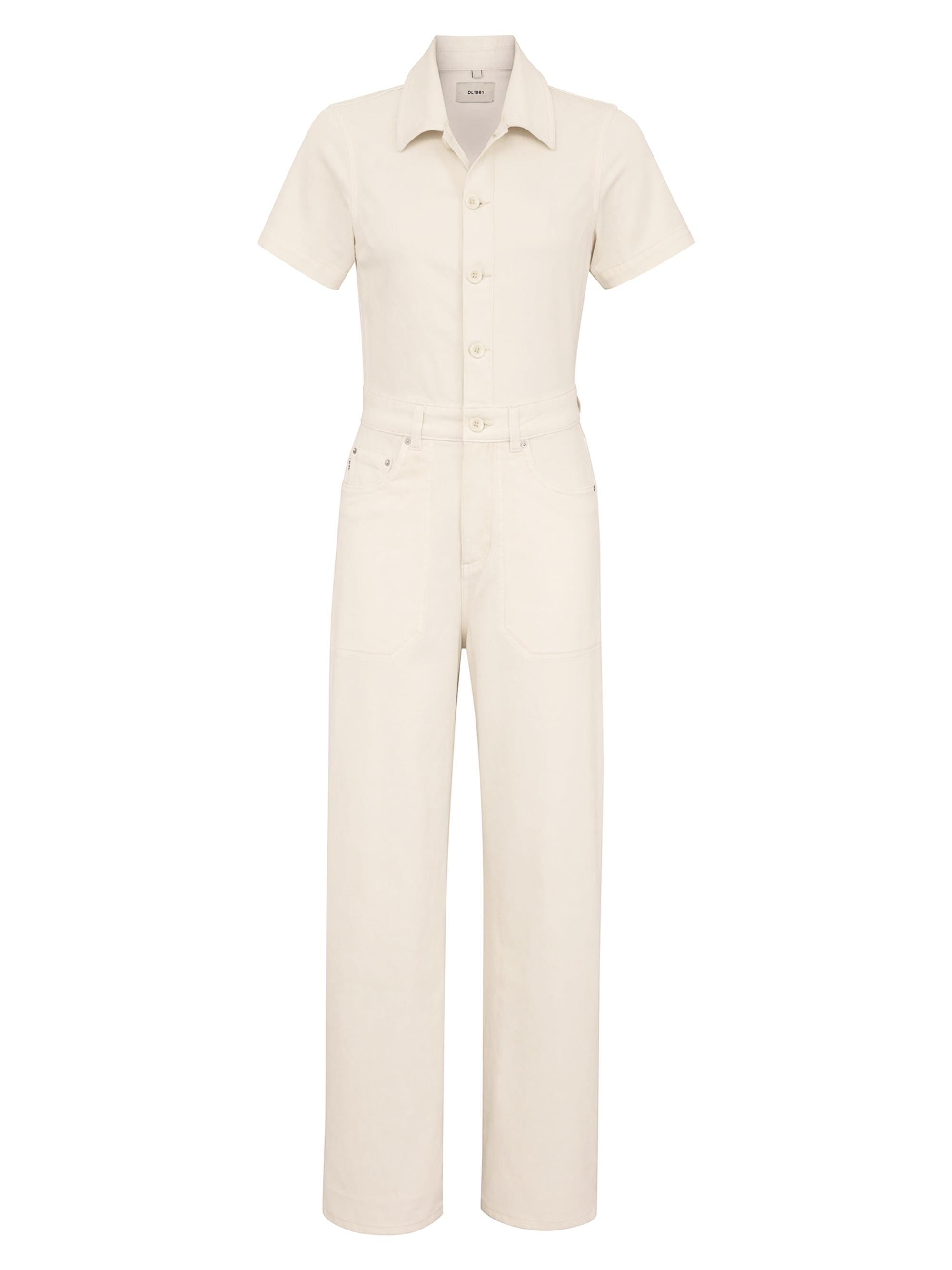 DL1961 Women's Montauk Jumpsuit - Manilla