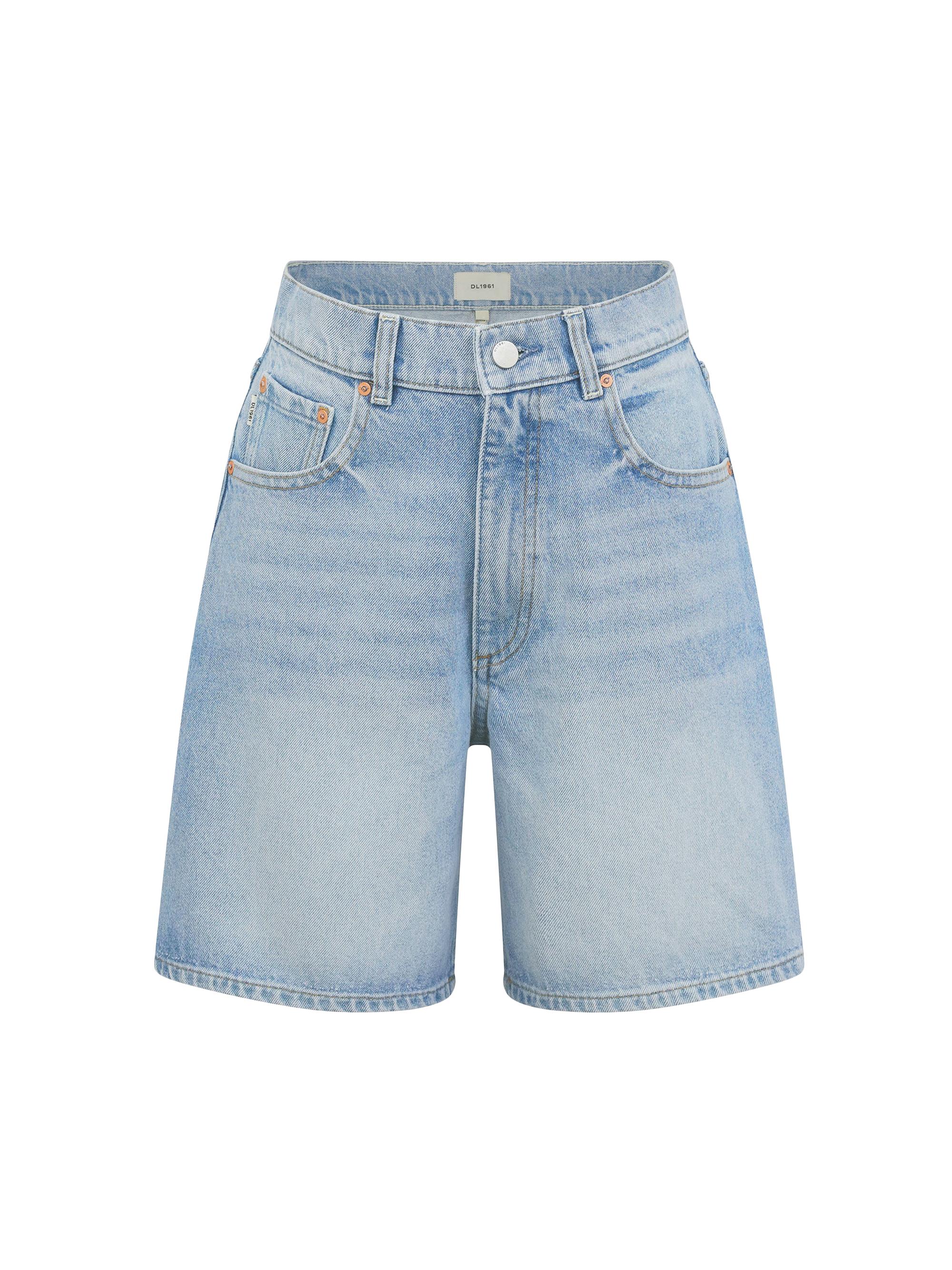 DL1961 Premium Denim Women's Taylor Ultra High Rise Denim Shorts - Vintage Light