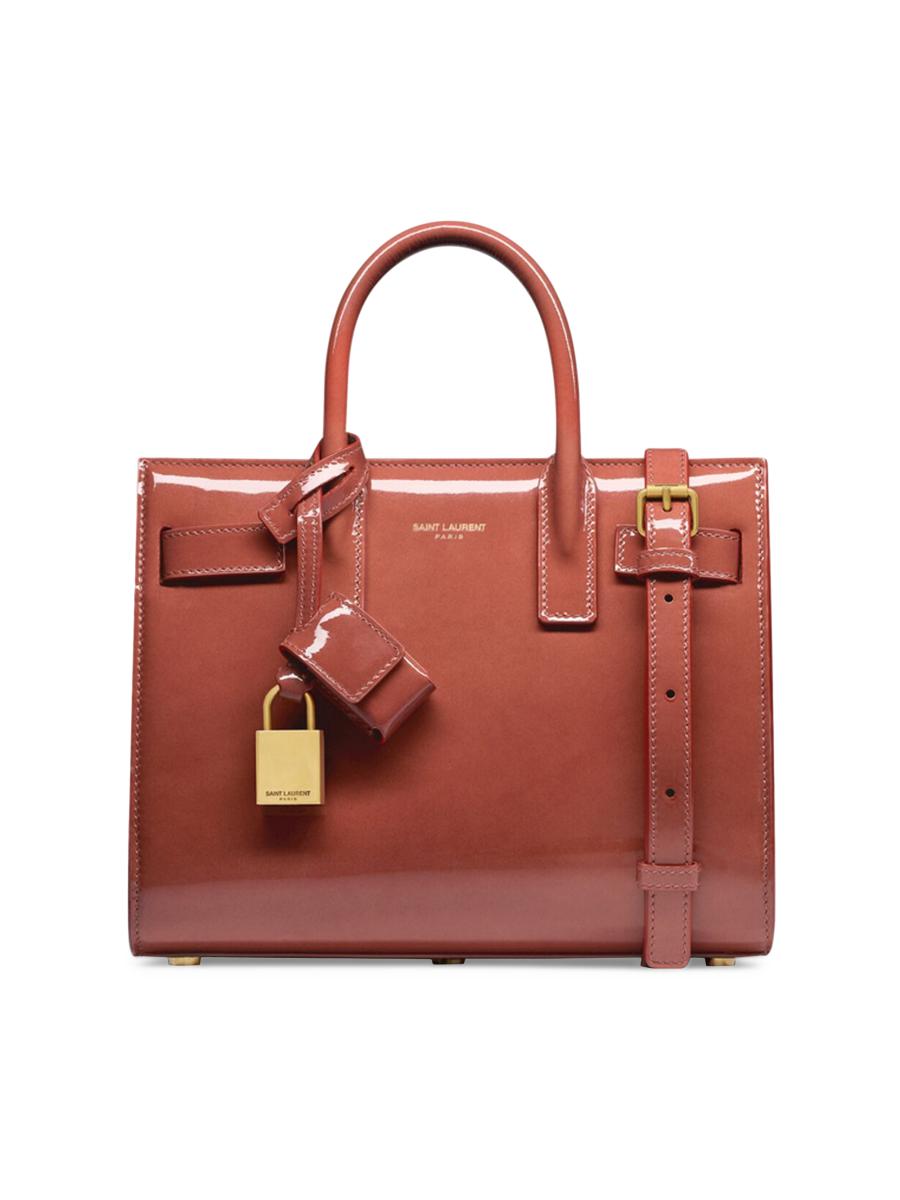 ハンドバッグ Saint Laurent Sac De Jour Nano Handbag In Shiny Leather Saint Laurent Sac De Jour Nano Top Handle Bag In Embossed