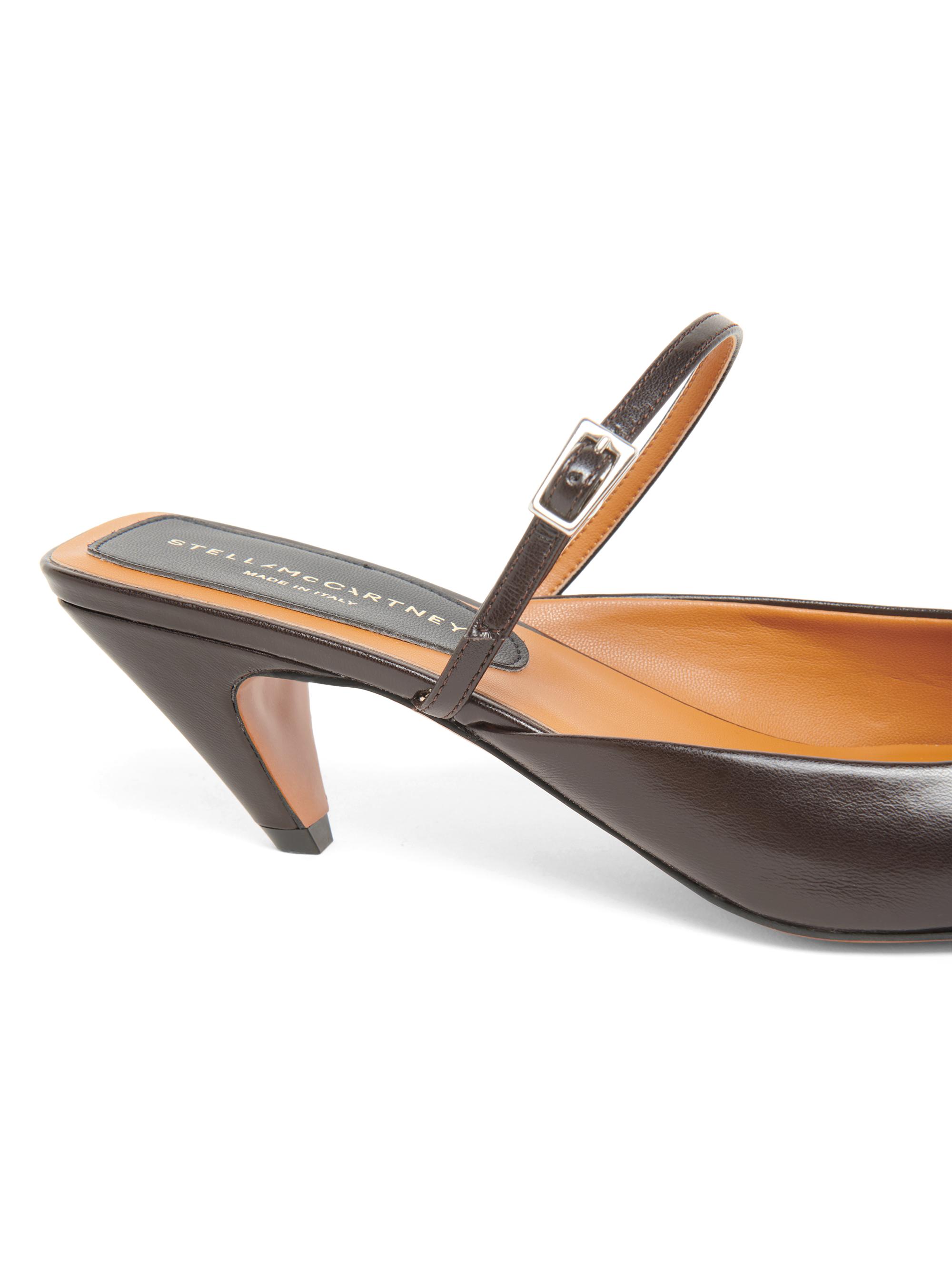 Stella McCartney Spur 50MM Kitten-Heel Mules | Saks Fifth Avenue