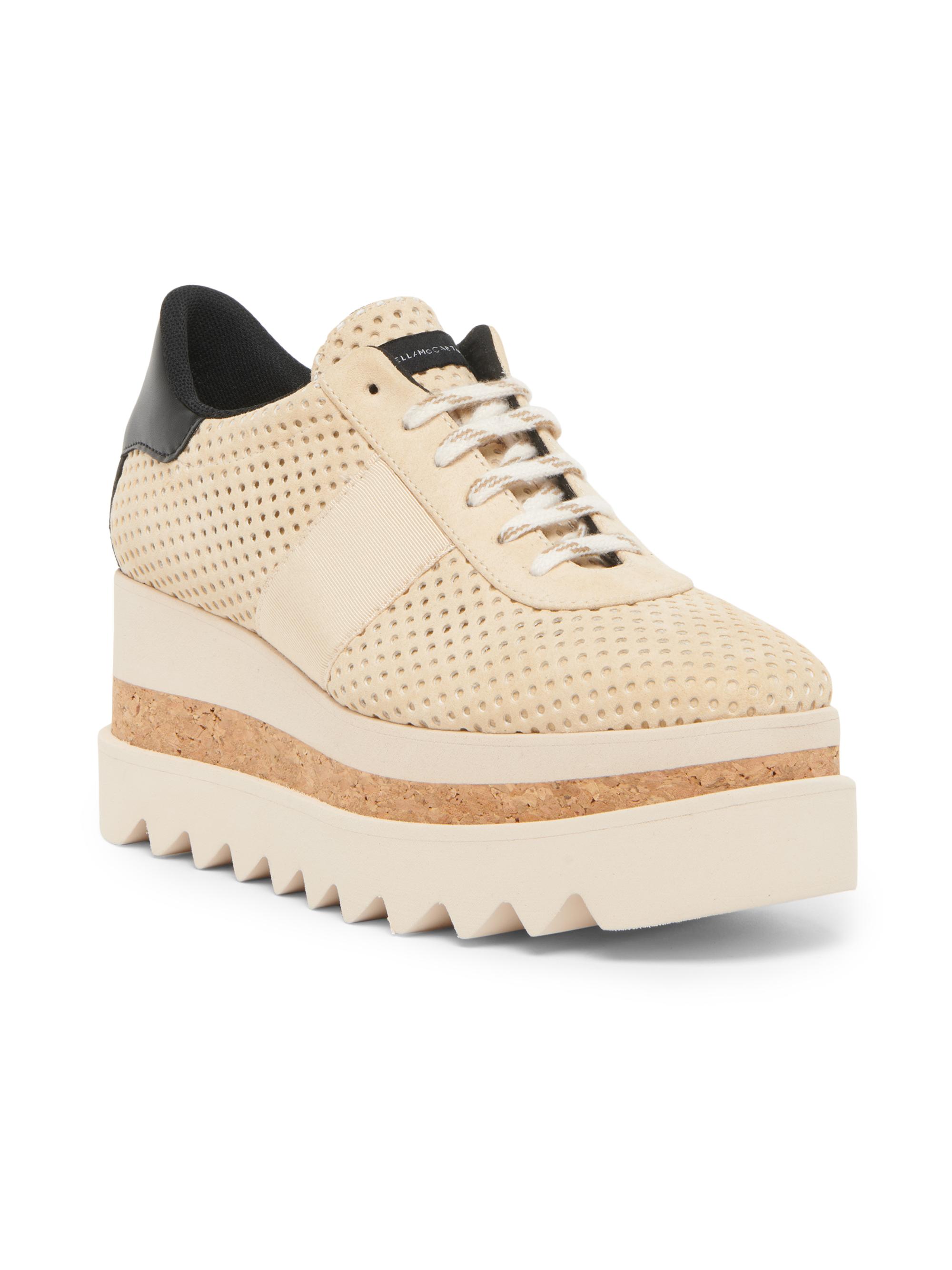 Stella McCartney Sneakelyse 80MM Perforated Platform Sneakers