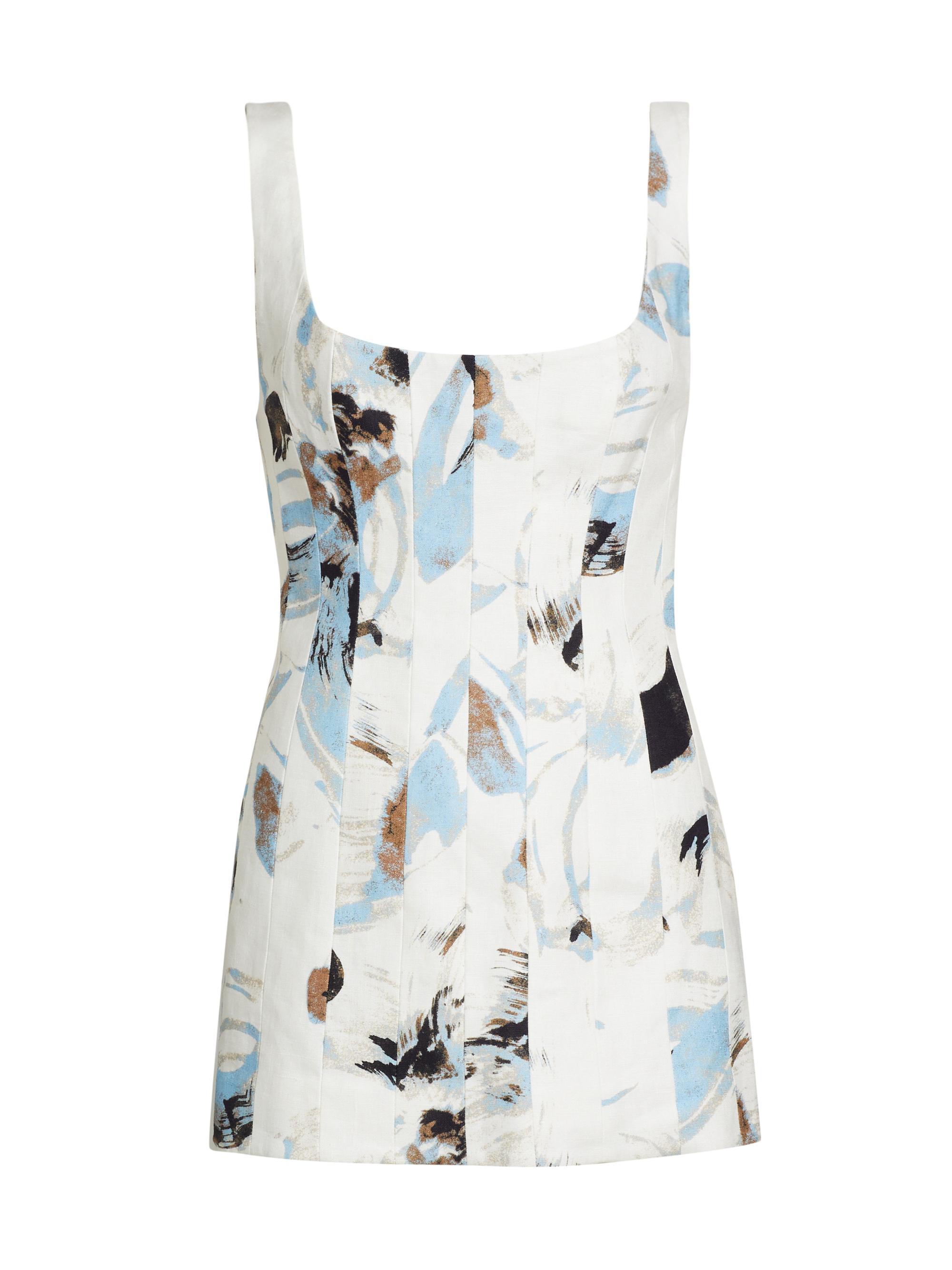 Significant Other Women's Rosalie Abstract Print Cotton Minidress - Magnolia