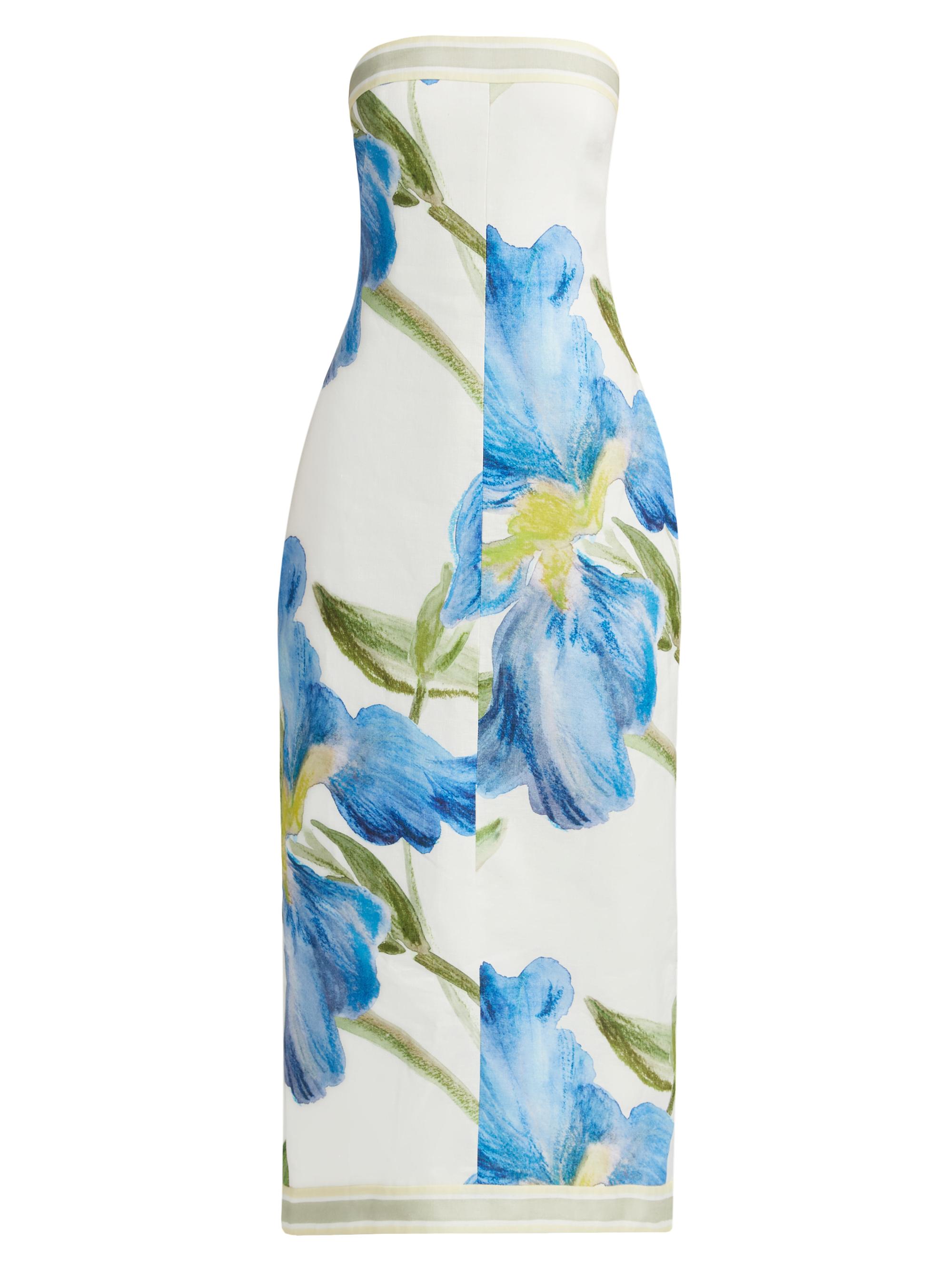 Significant Other Tess Floral Cotton Strapless Midi-Dress | Saks