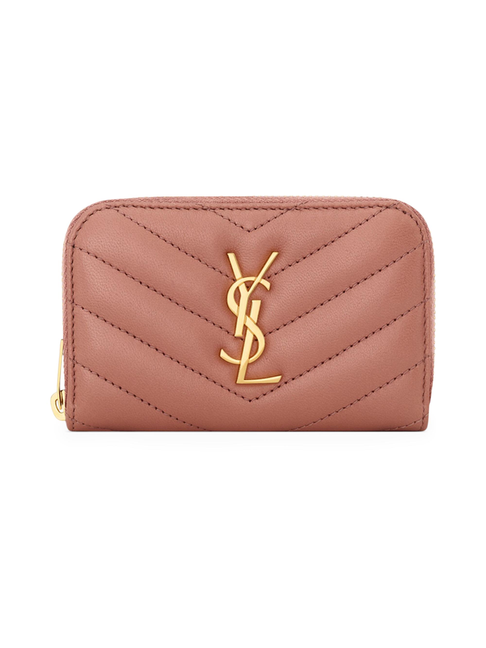 Saint Laurent Cassandre Matelassé Large Flap Wallet in Lambskin