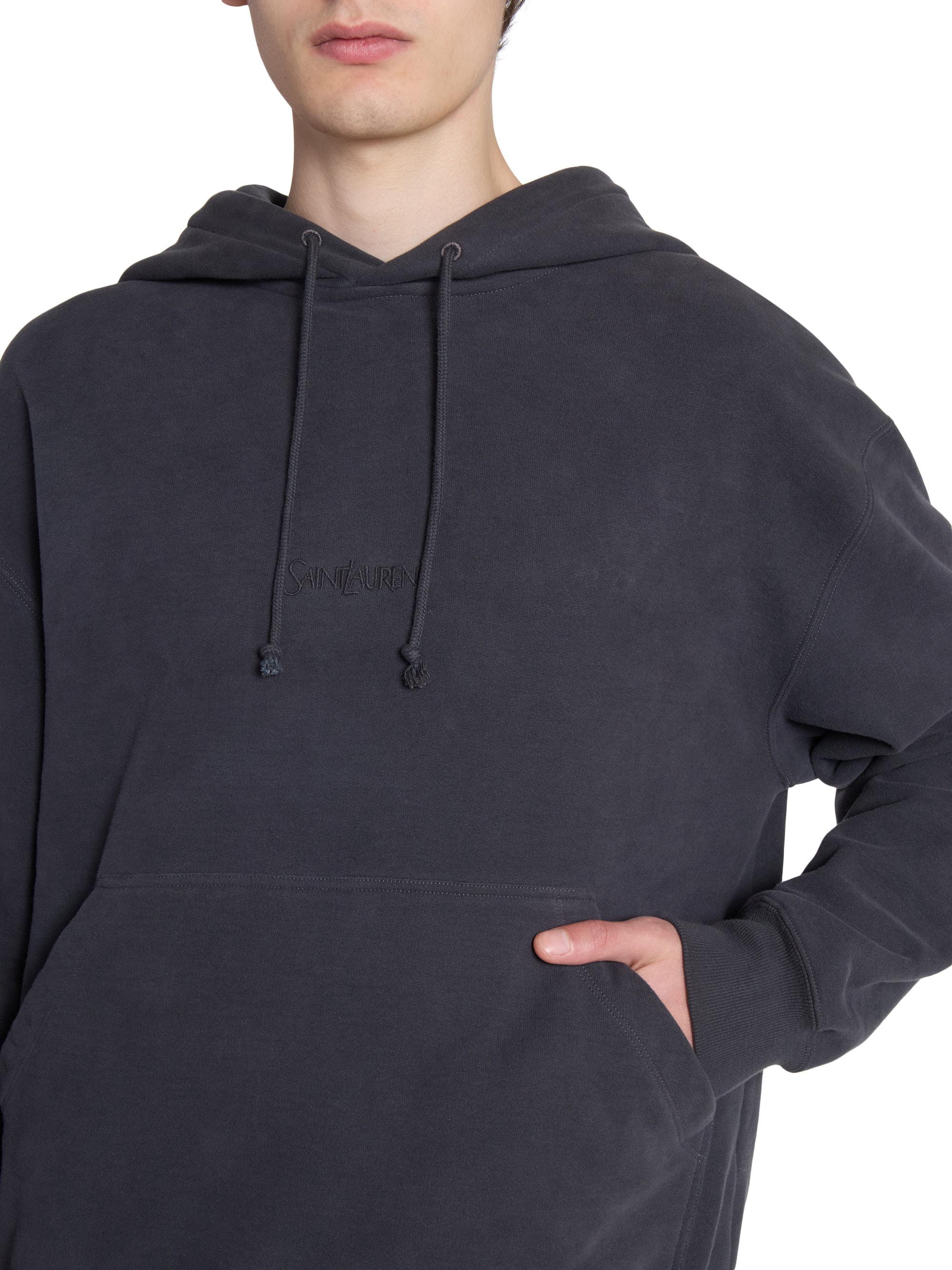 Saint Laurent Logo Hoodie | Saks Fifth Avenue