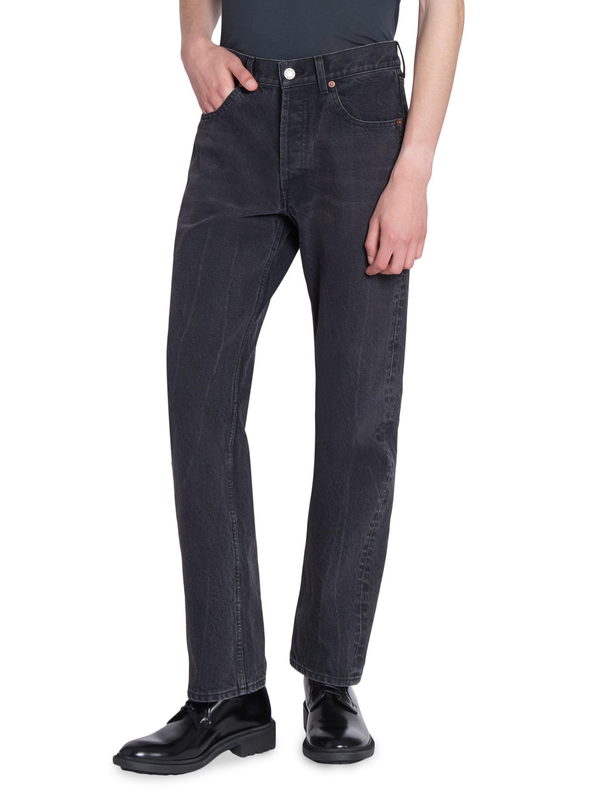 Saint Laurent Baggy Jeans in Denim | Saks Fifth Avenue
