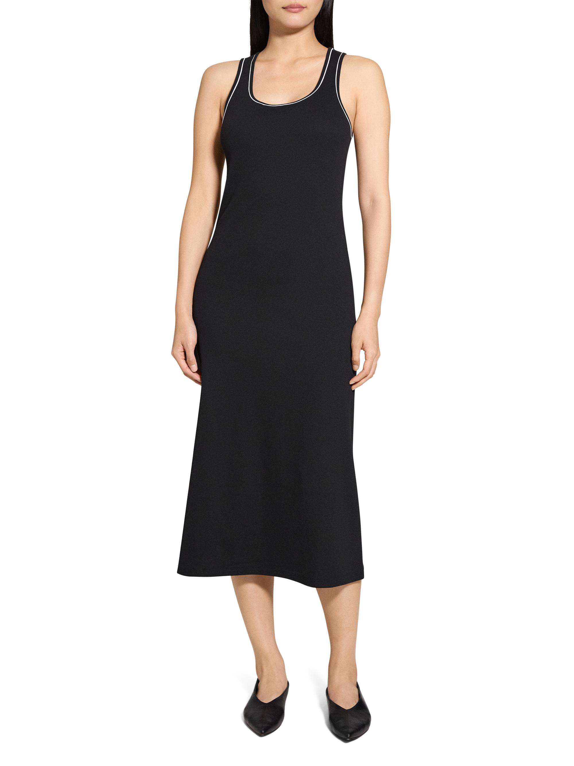 【Theory】Lana Cash TNK Knit Dress Theory Rib-Knit Tank Dress | Saks Fifth Avenue