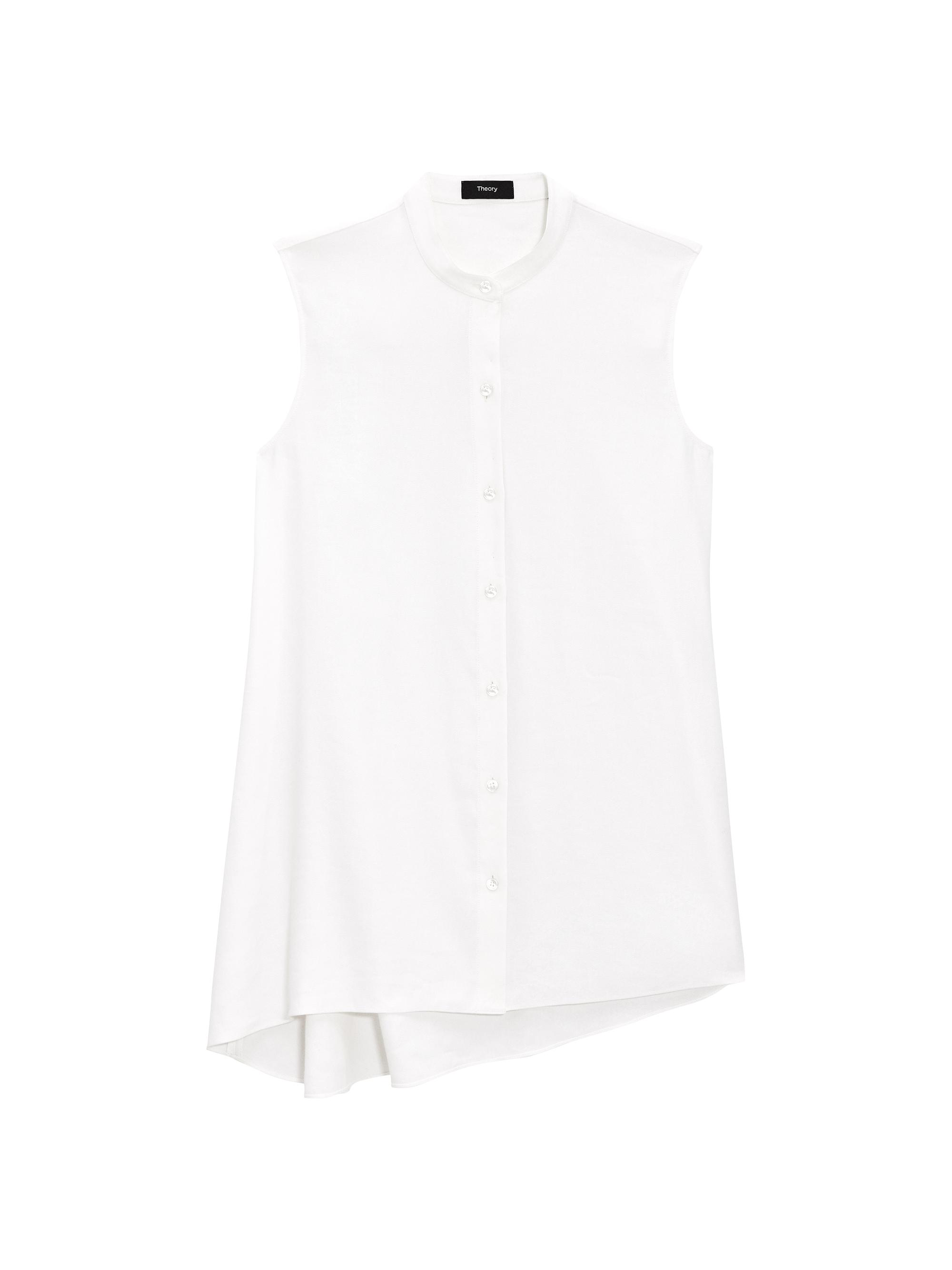 Theory Women's Sleeveless Asymetrical Drape Top -