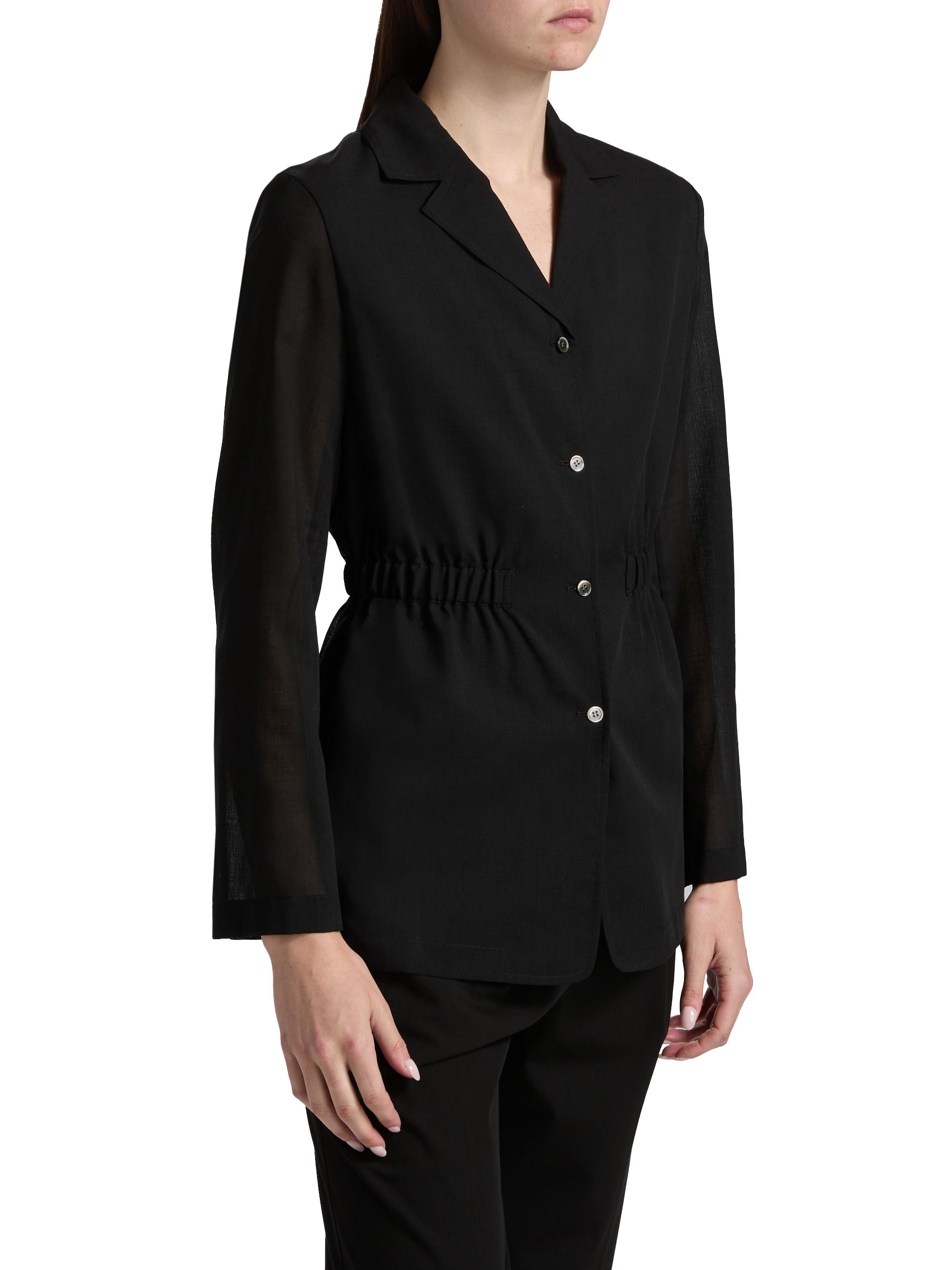 Theory Cinched-Waist Wool-Blend Jacket | Saks Fifth Avenue