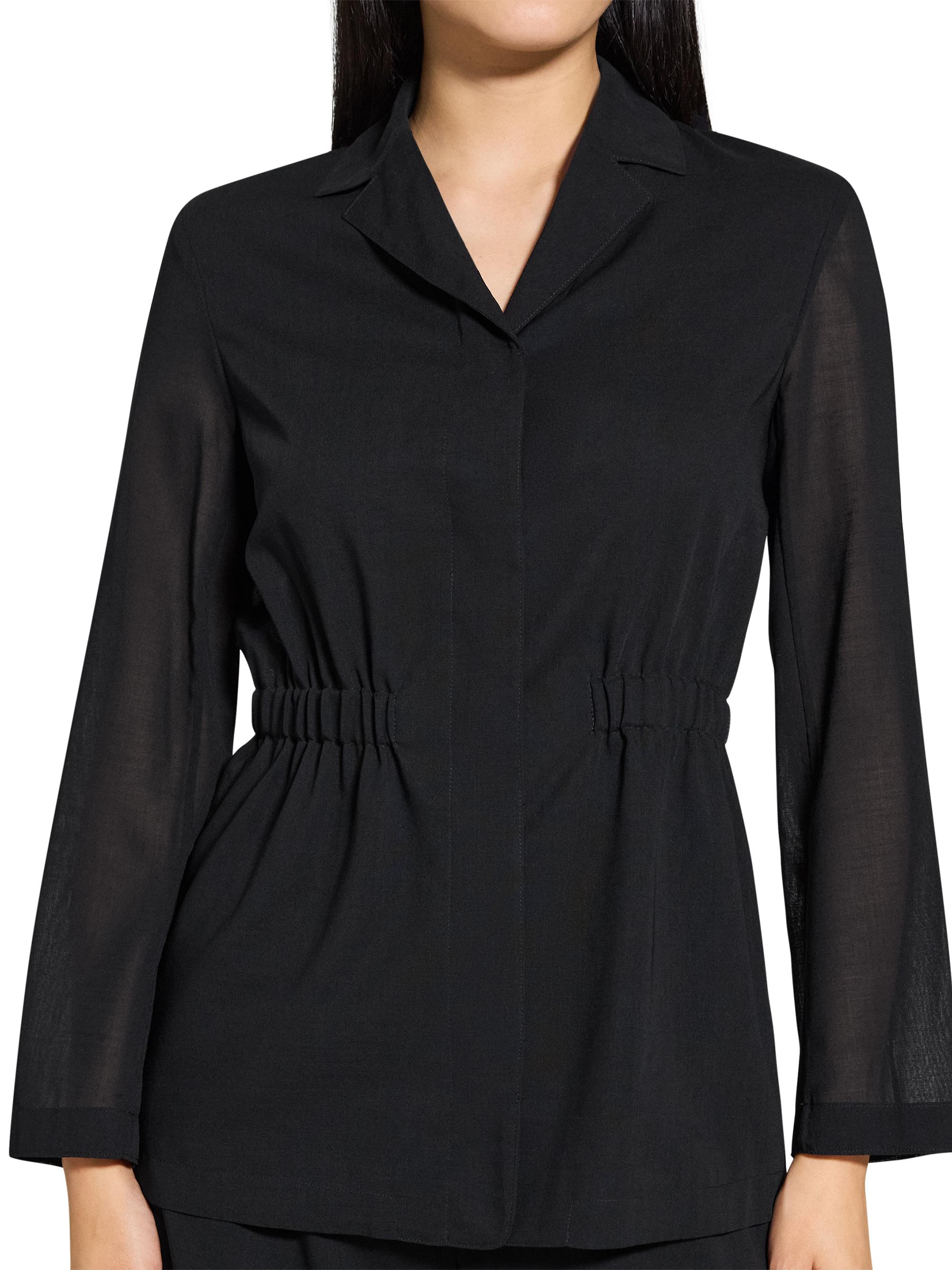 Theory Cinched-Waist Wool-Blend Jacket | Saks Fifth Avenue