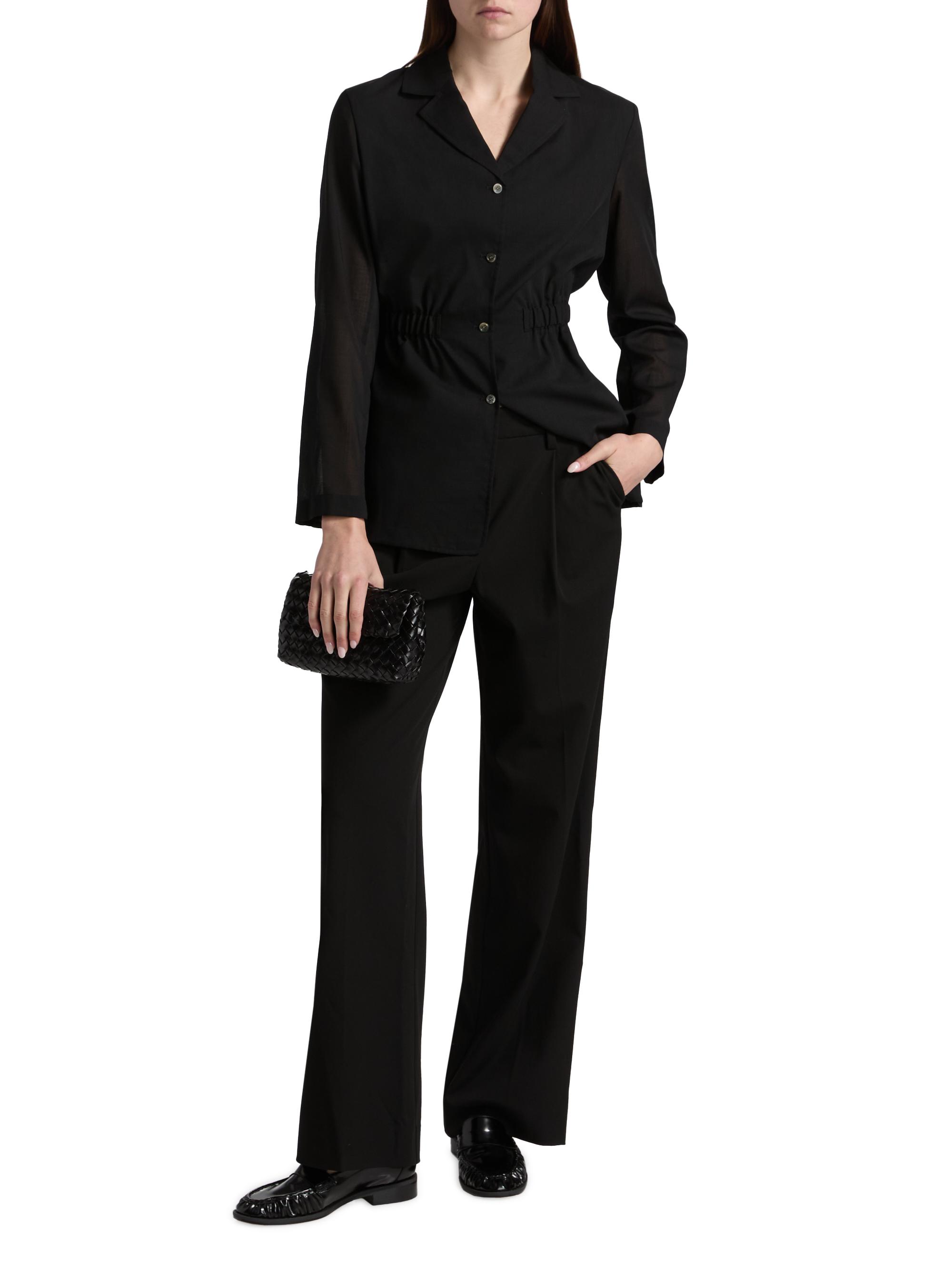 Theory Cinched-Waist Wool-Blend Jacket | Saks Fifth Avenue