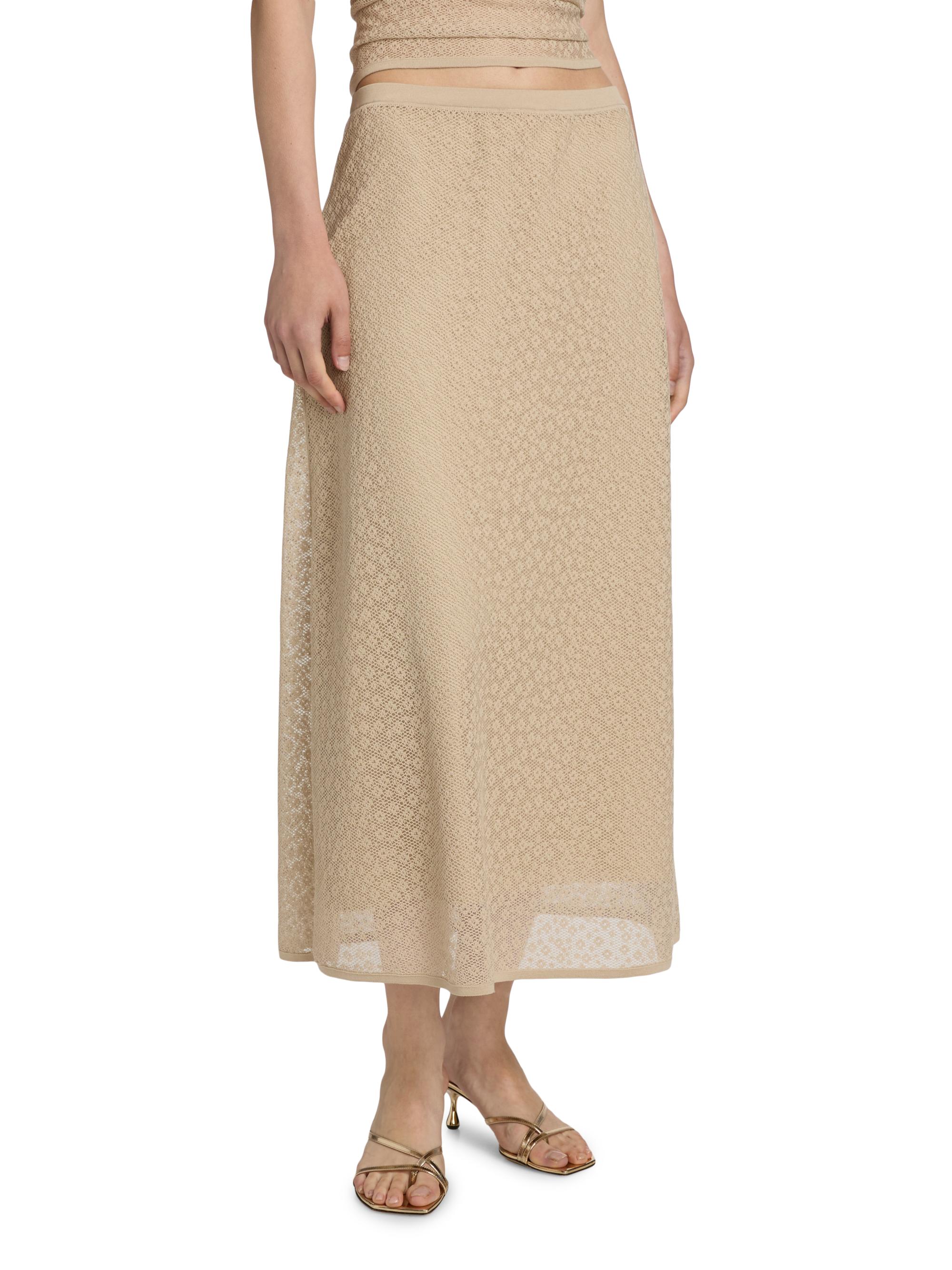 Theory Floral Lace A-Line Skirt | Saks Fifth Avenue