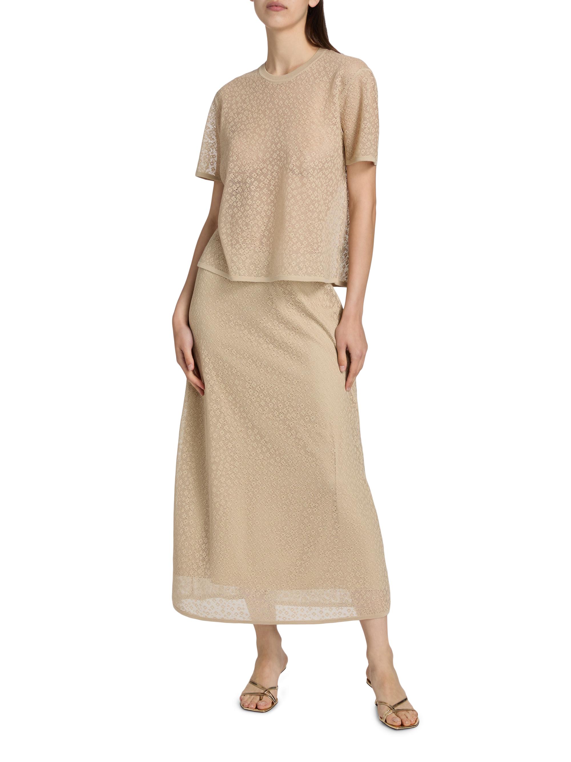 Theory Floral Lace A-Line Skirt | Saks Fifth Avenue