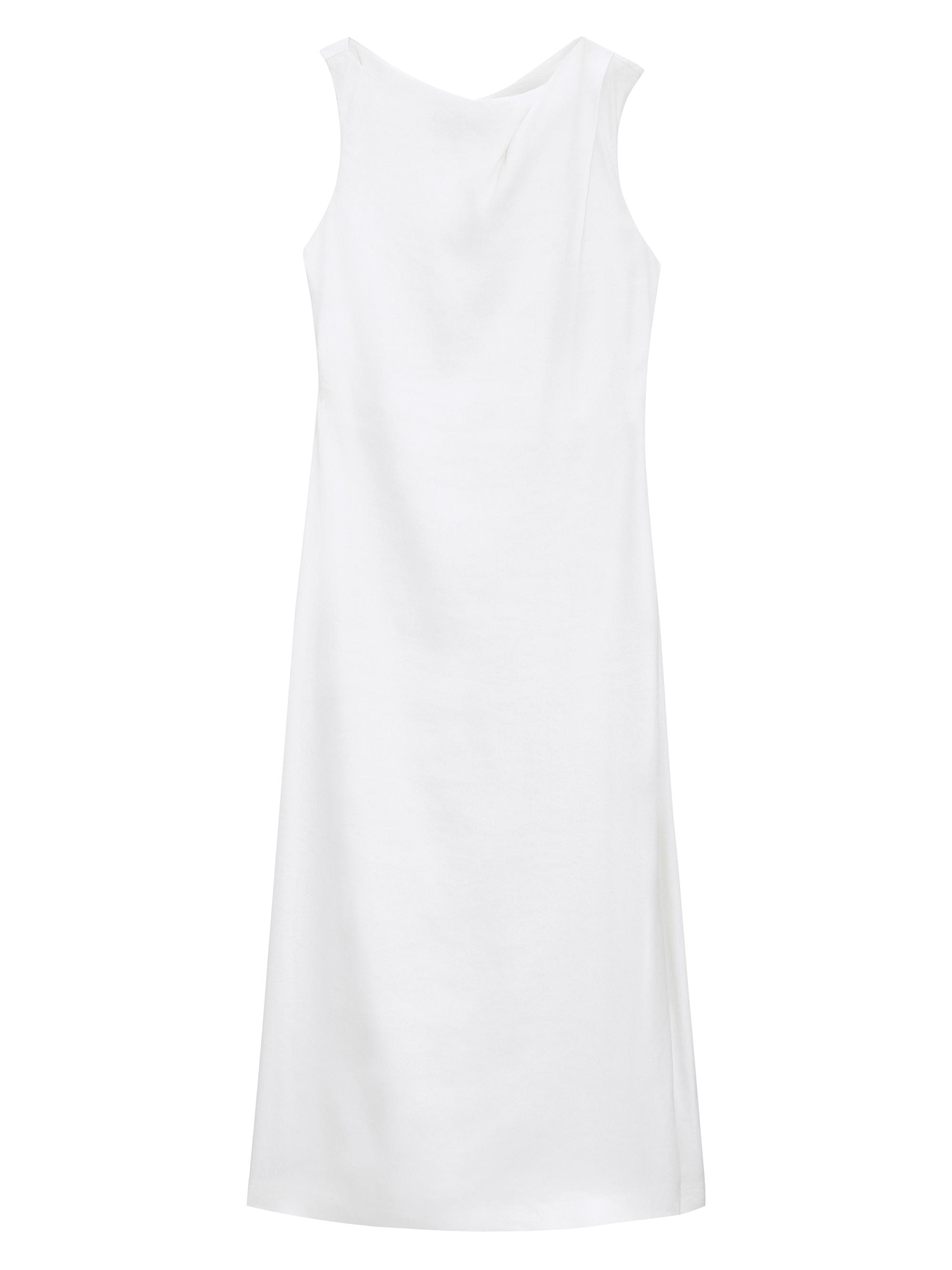 Theory Shoulder Drape Midi-Dress | Saks Fifth Avenue