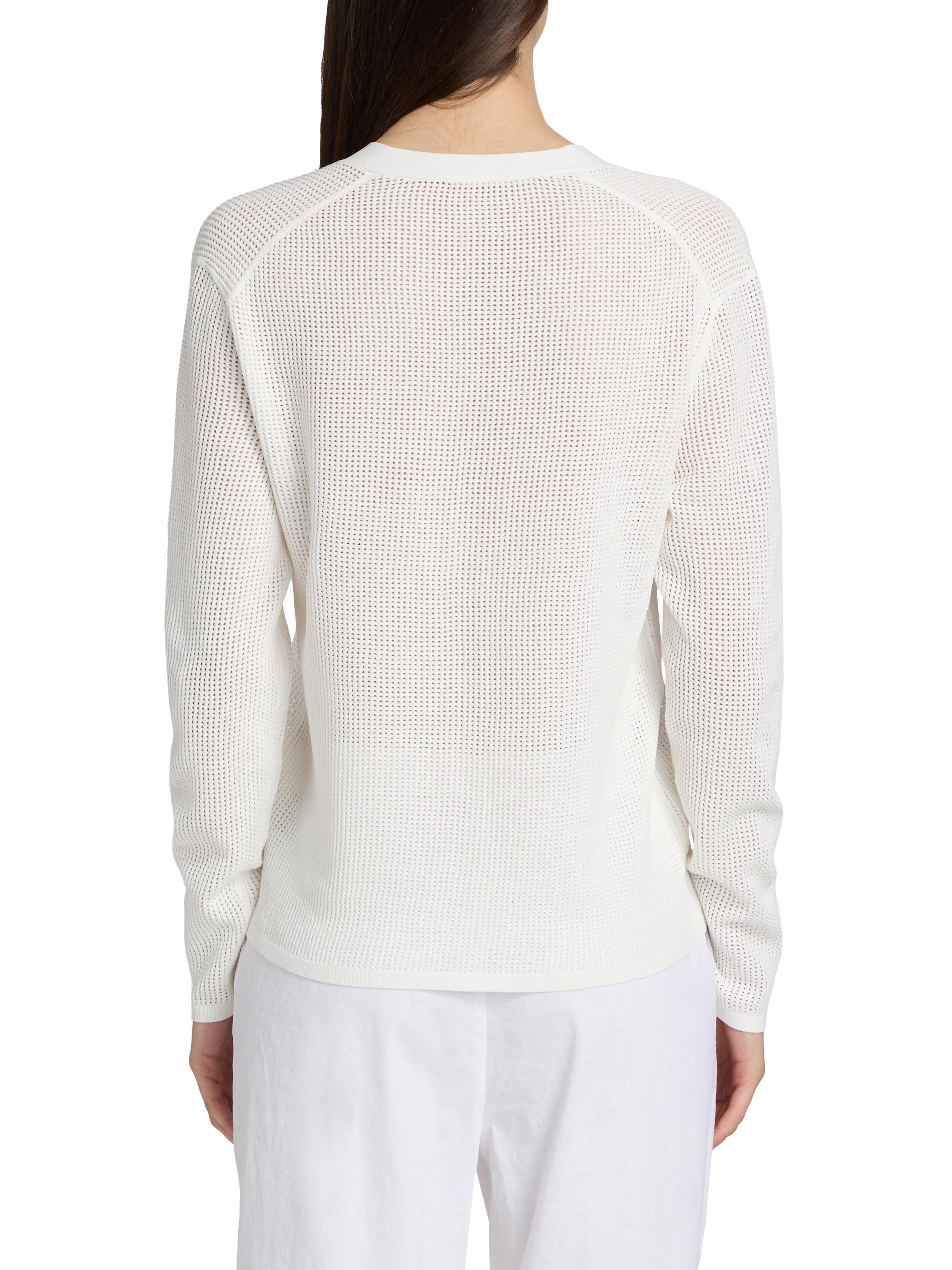 Theory Pointelle-Knit Oversized Cardigan | Saks Fifth Avenue