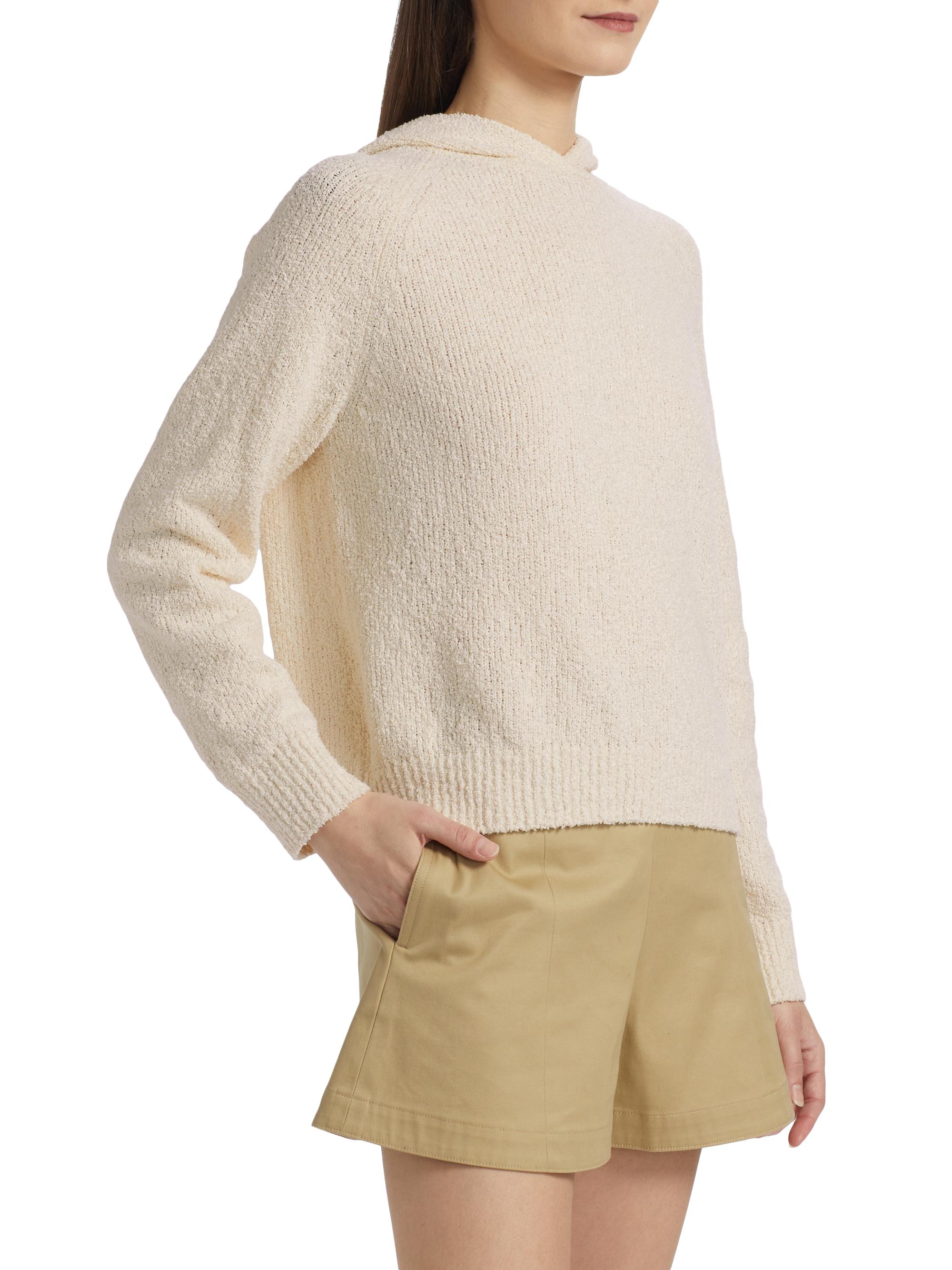 Theory Terry Bouclé Hoodie | Saks Fifth Avenue