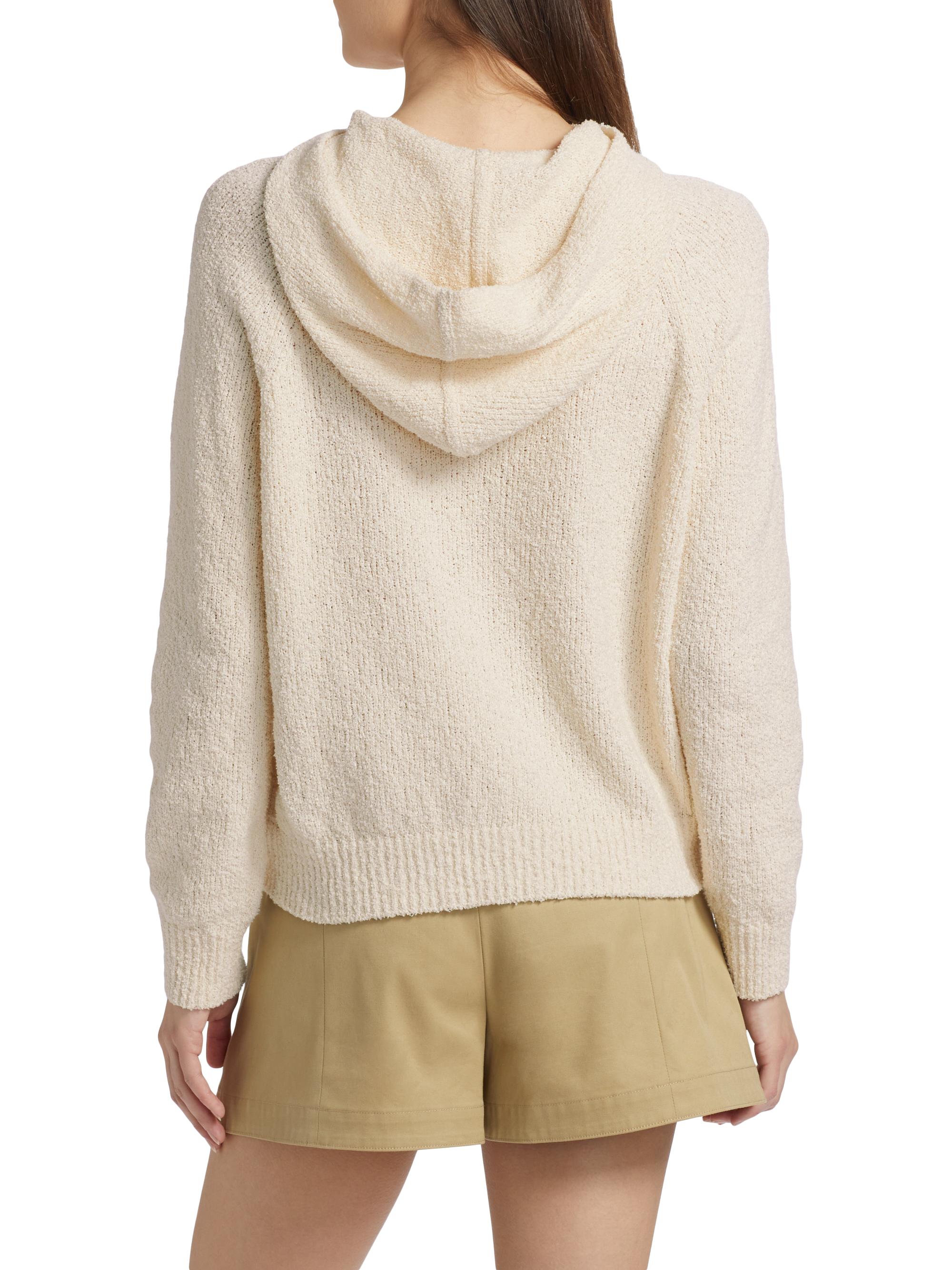 未使用級 セオリー フーディニット 2025モデル BOUCLE HOODIE Theory Terry Bouclé Hoodie | Saks Fifth Avenue