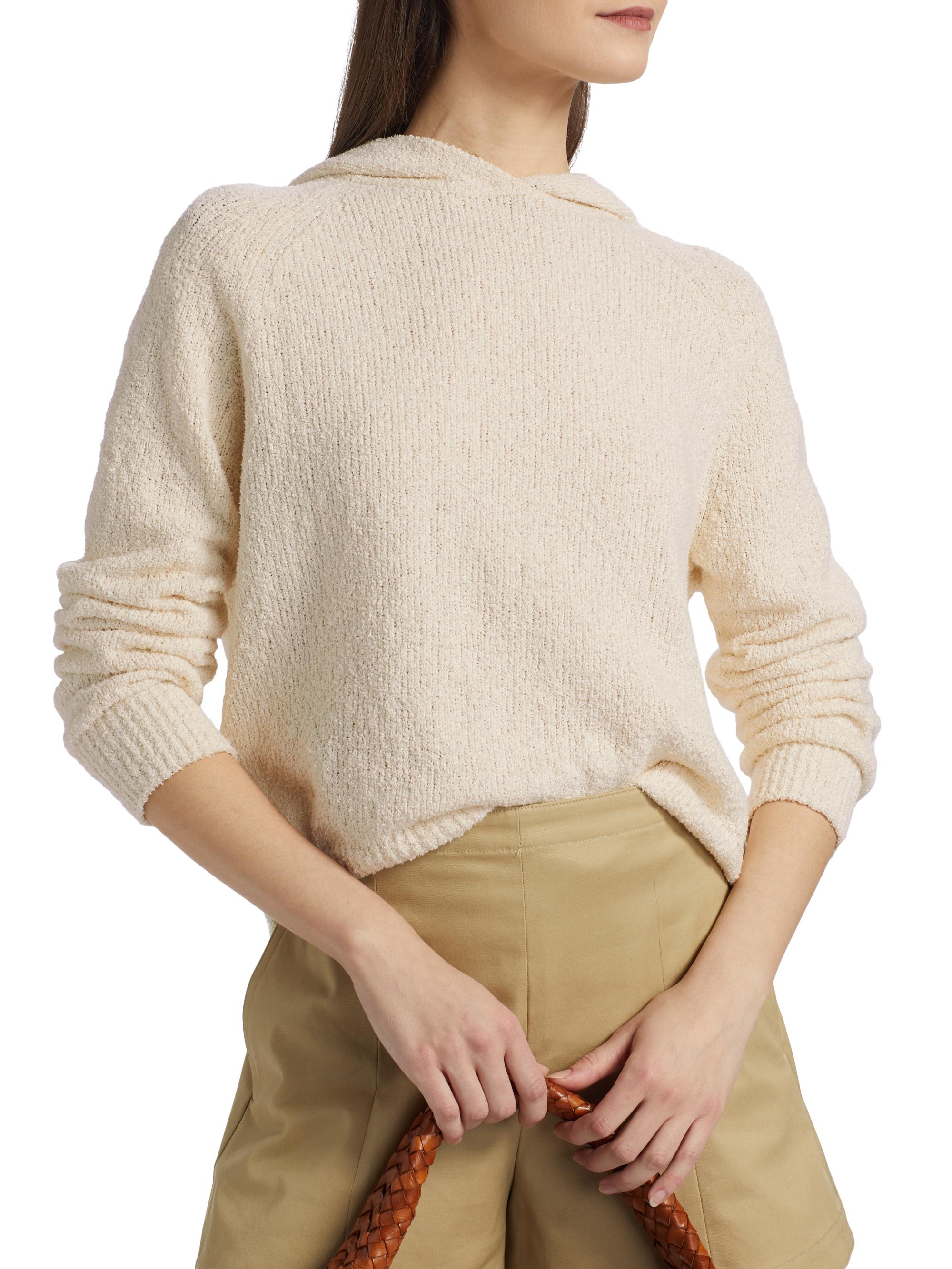 Theory Terry Bouclé Hoodie | Saks Fifth Avenue