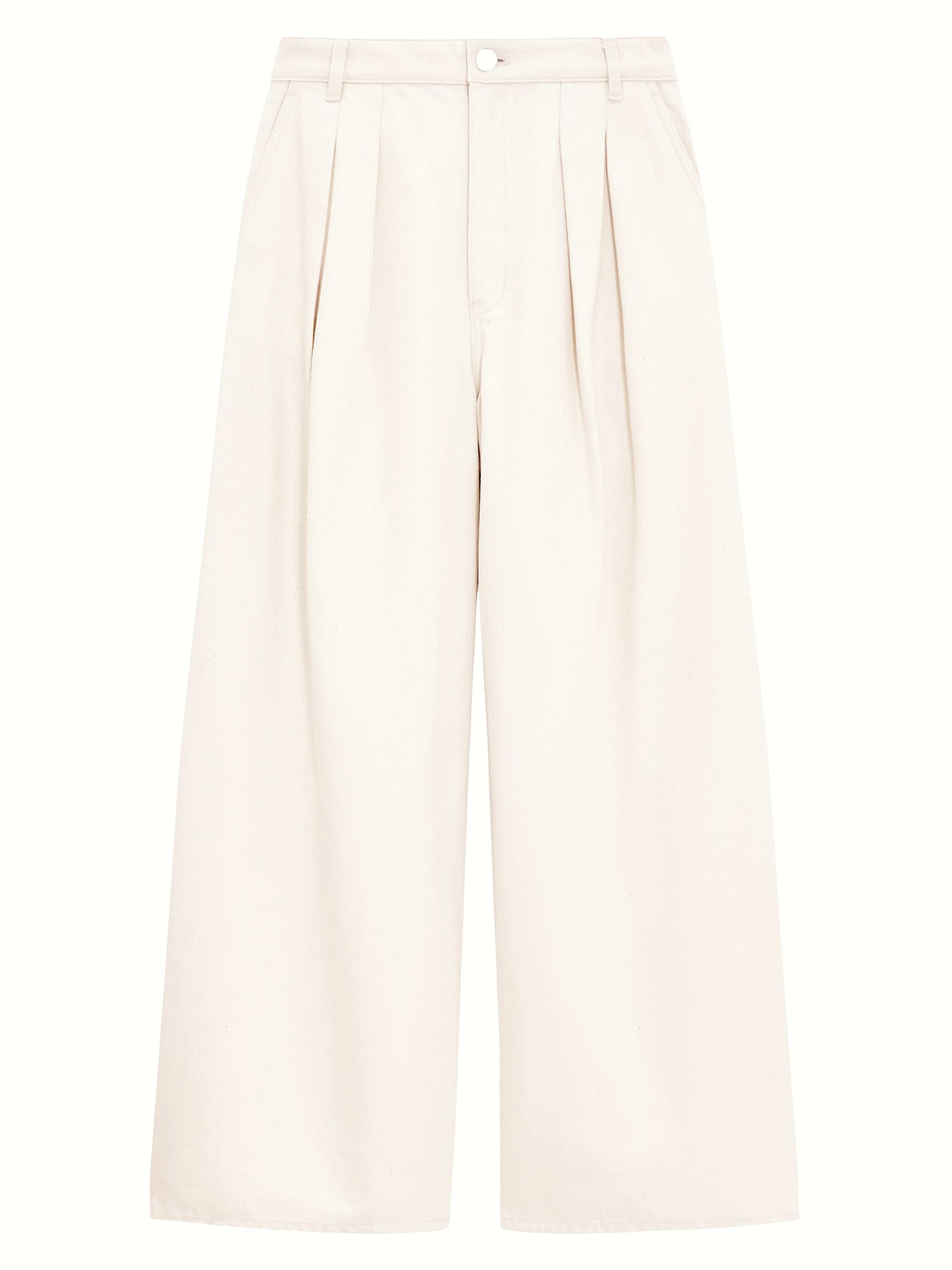 パンツ FELIM SOFT FOLD PLEATED DENIM Frame Pleated Denim Shorts | Saks Fifth Avenue