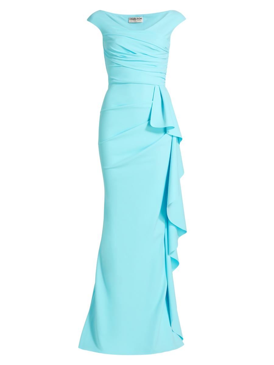 Chiara Boni La Petite Robe Sozen Jersey Ruffled-Trim Maxi