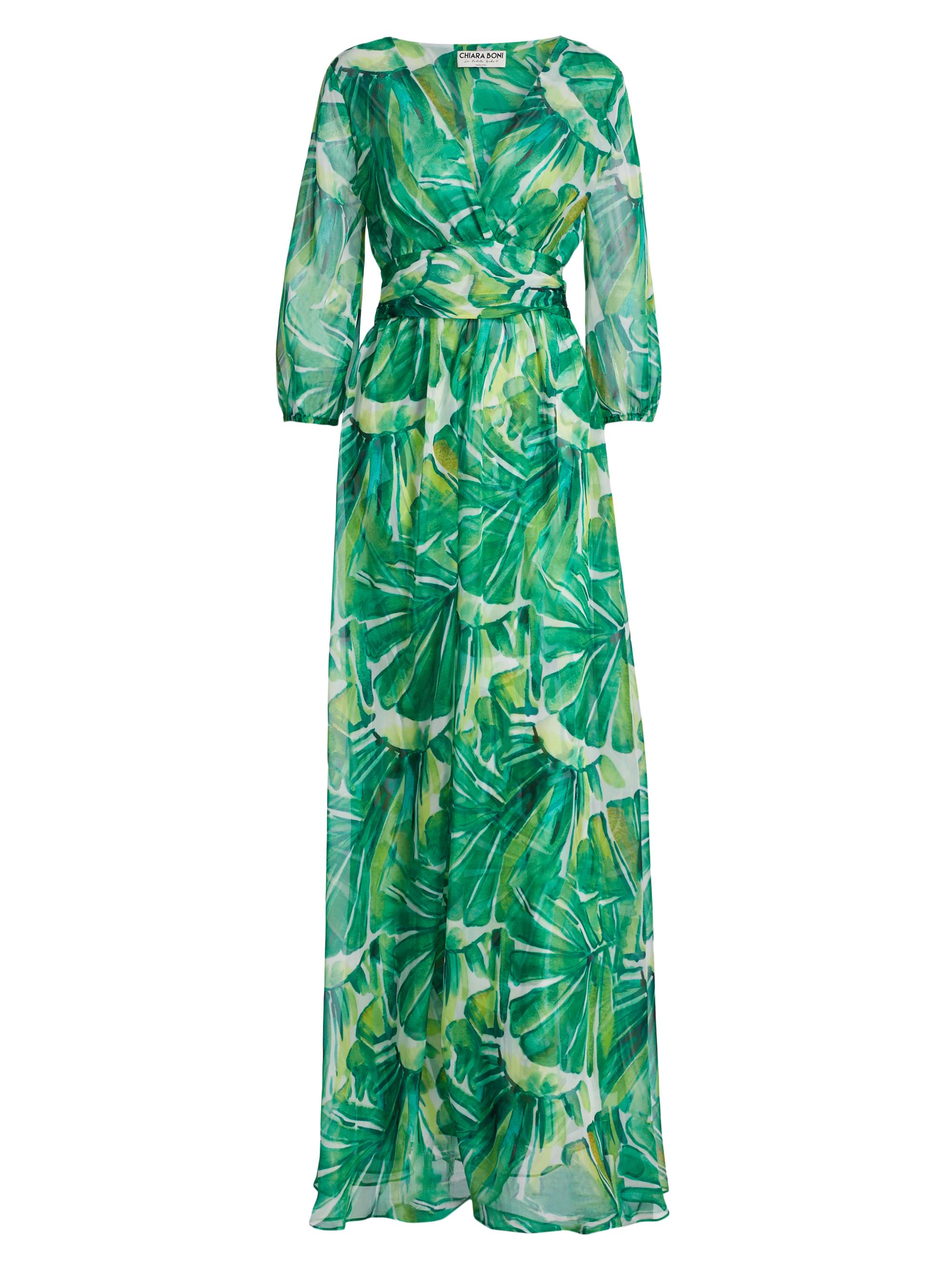 Chiara Boni La Petite Robe Women's Toki Printed Chiffon Maxi Dress - Lombok