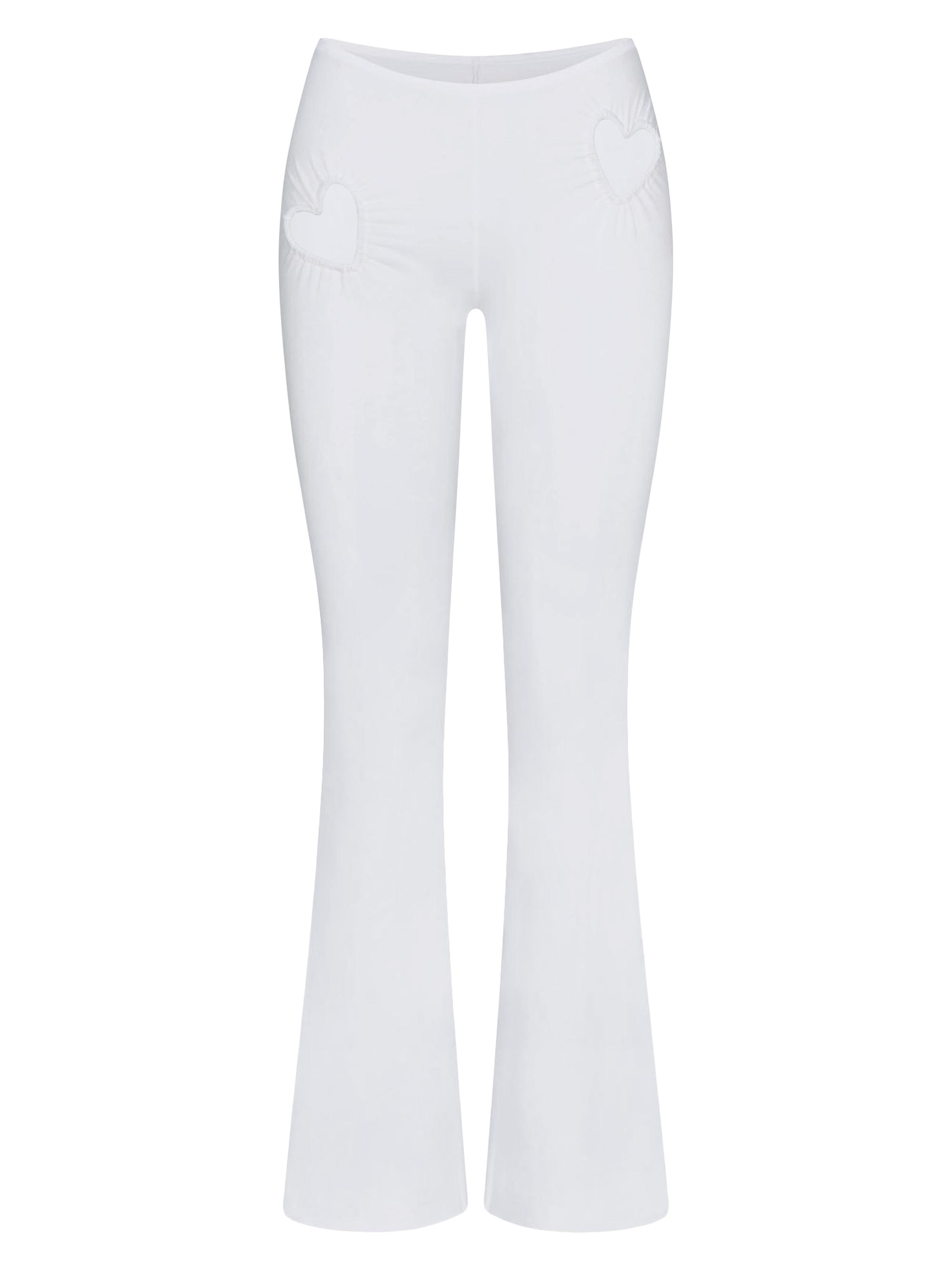 Cotton Jersey Heart Leggings