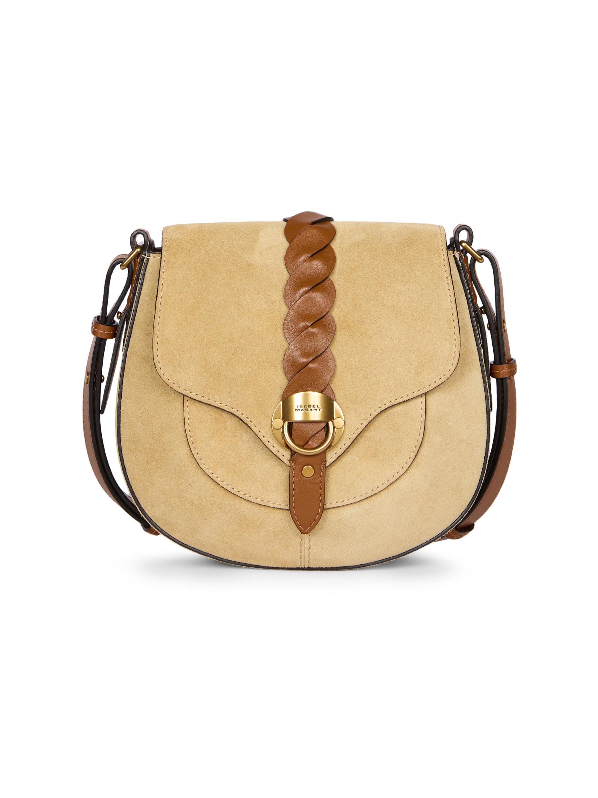 Isabel Marant Women's  Altay Suede Crossbody Bag - Beige