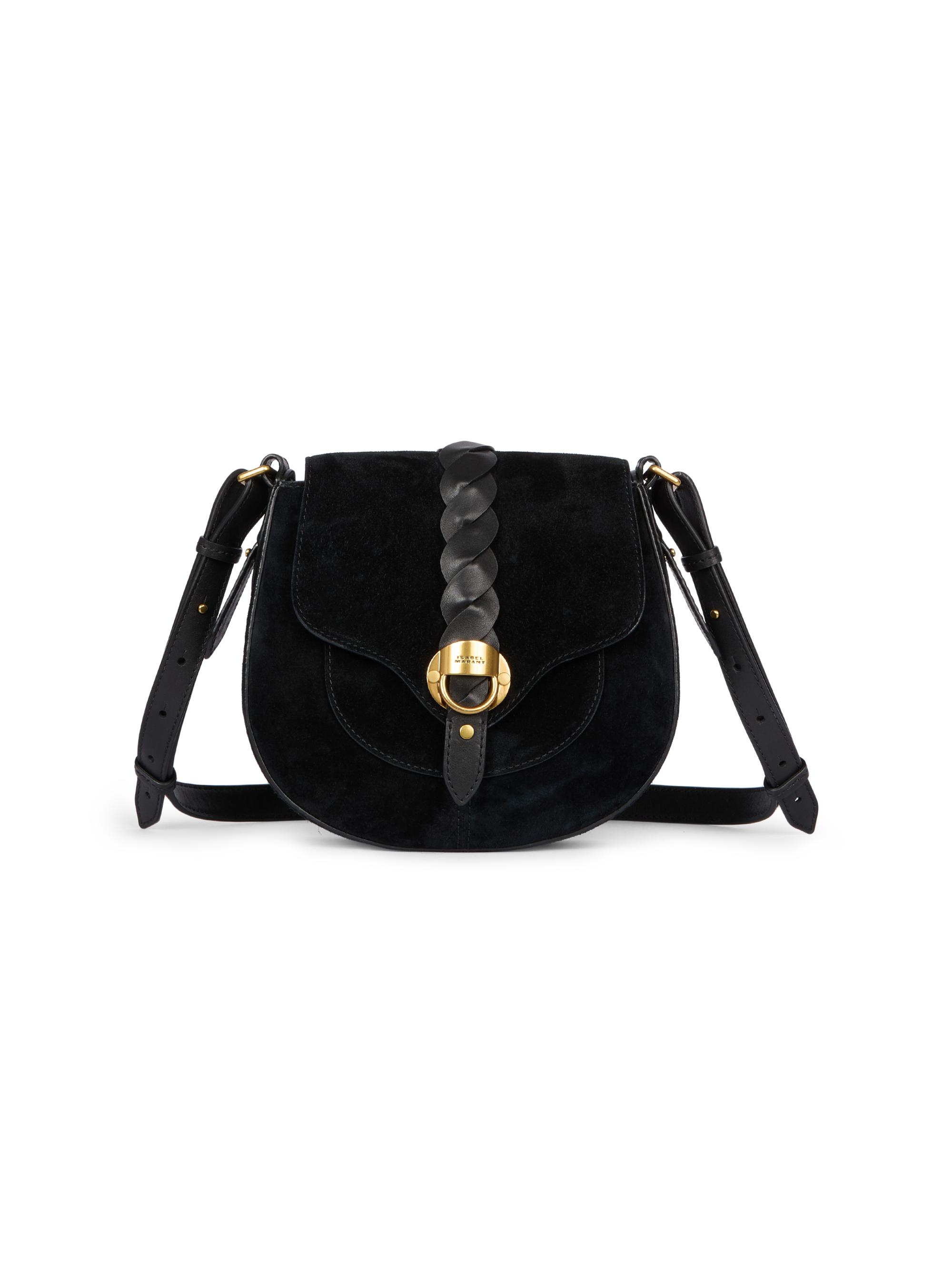 Isabel Marant Women's  Altay Suede Crossbody Bag - Black | Thumbnail 5