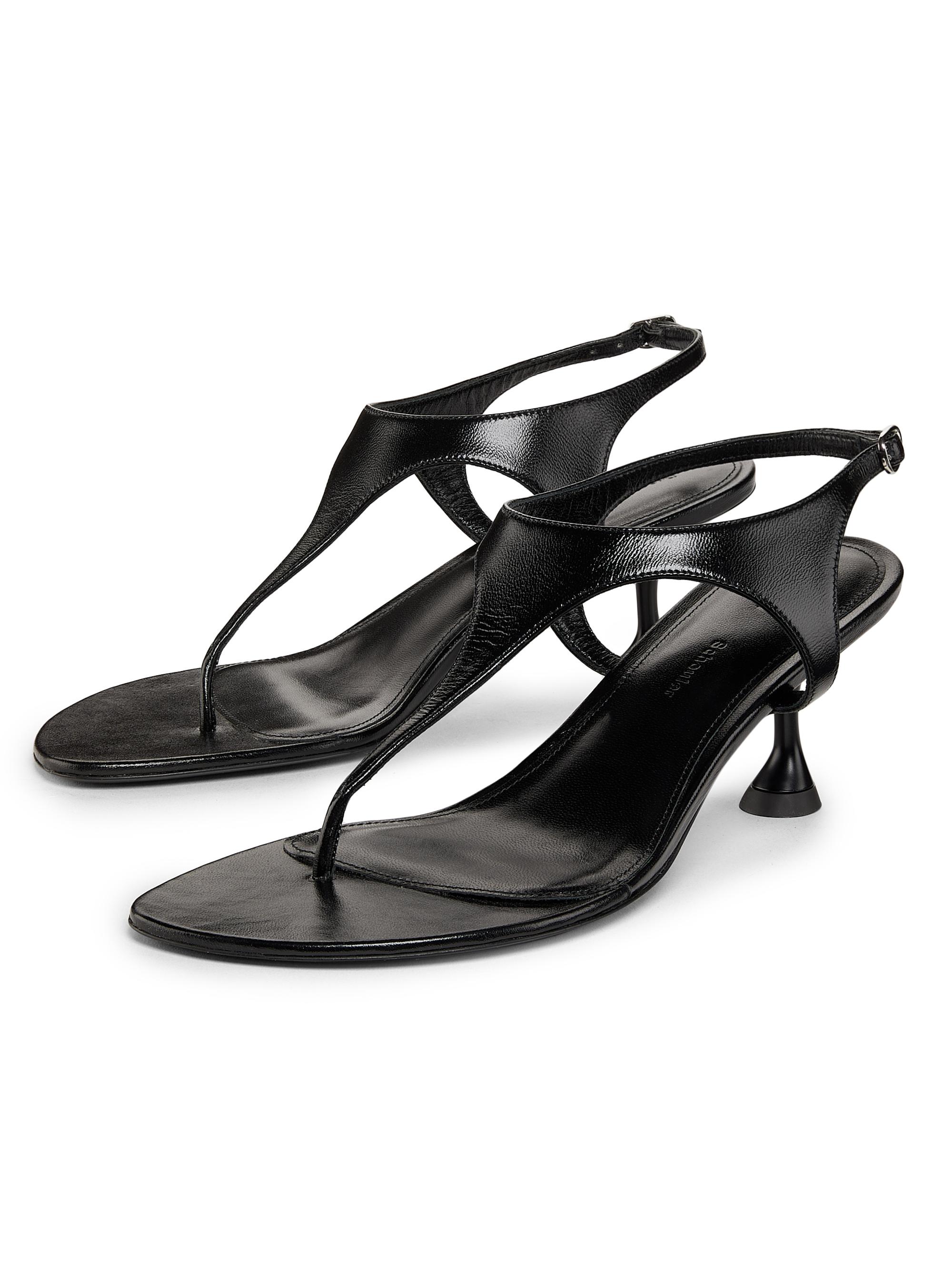 Proenza Schouler Tee 60MM Leather T-Strap Sandals | Saks Fifth Avenue
