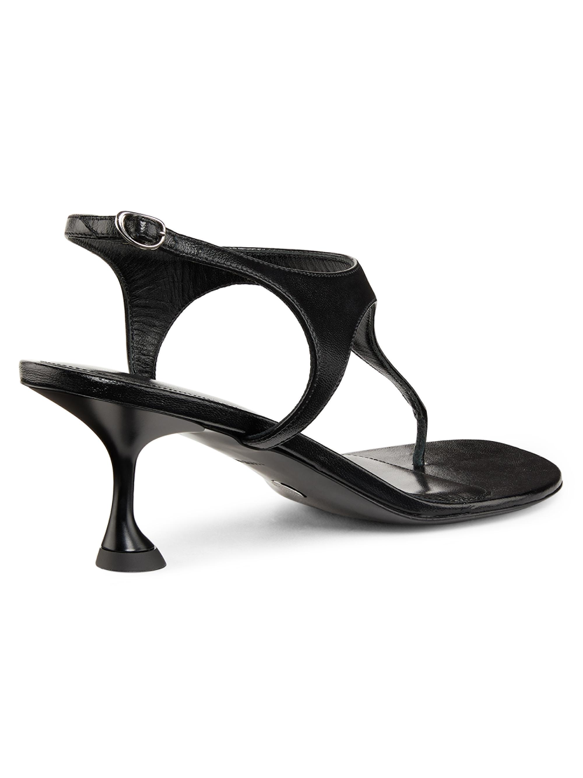 Proenza Schouler Tee 60MM Leather T-Strap Sandals | Saks Fifth Avenue