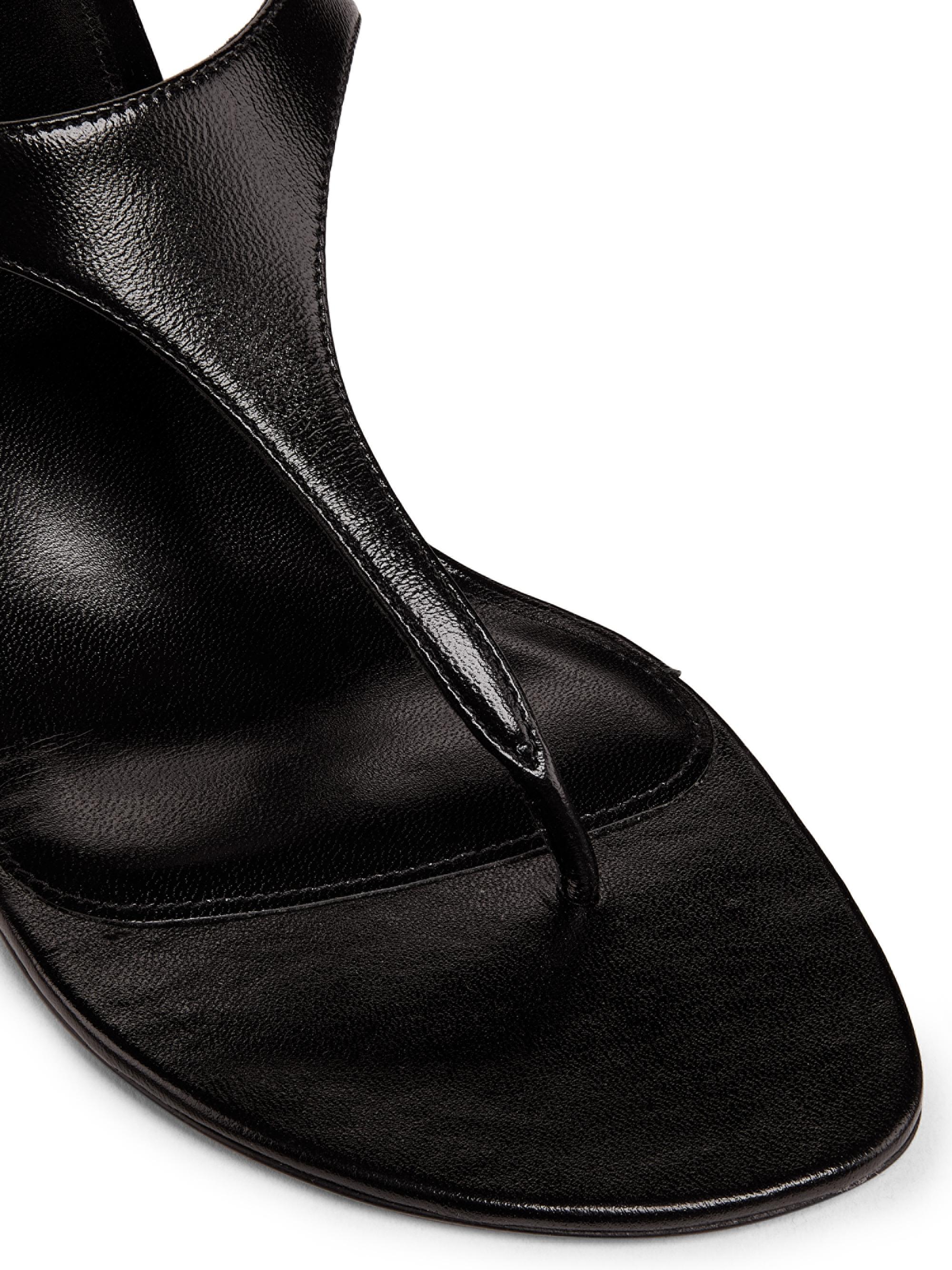 Proenza Schouler Tee 60MM Leather T-Strap Sandals | Saks Fifth Avenue