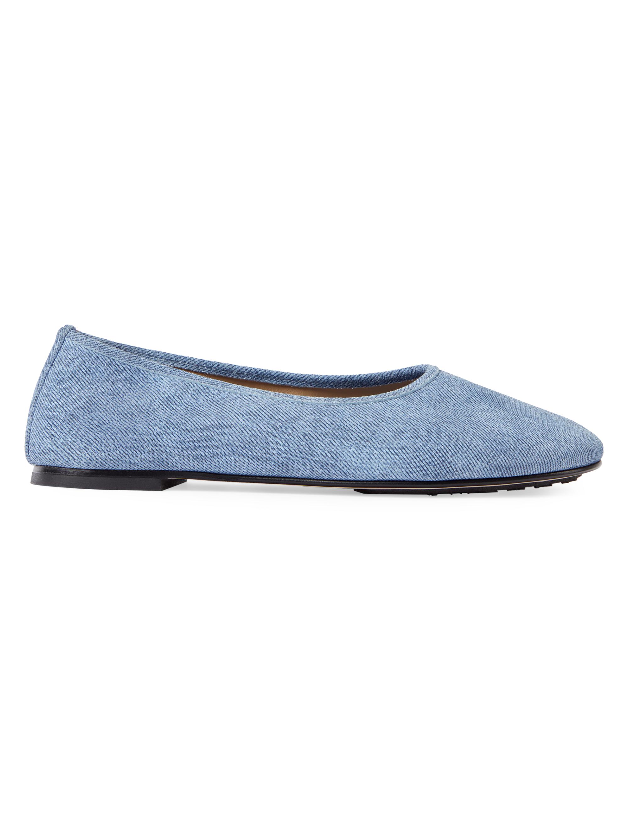 Dear Frances Women's Balla Leather Flats - Denim