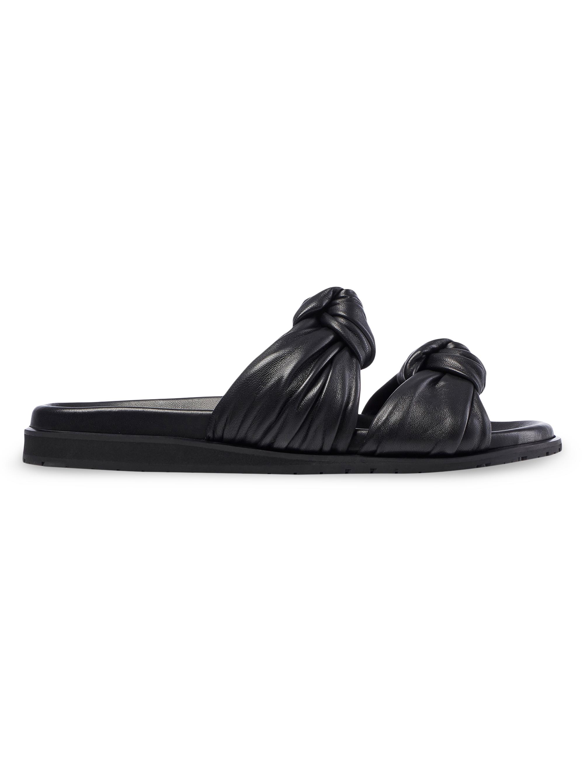 Dear Frances Women's Tye Leather Sandals - Black