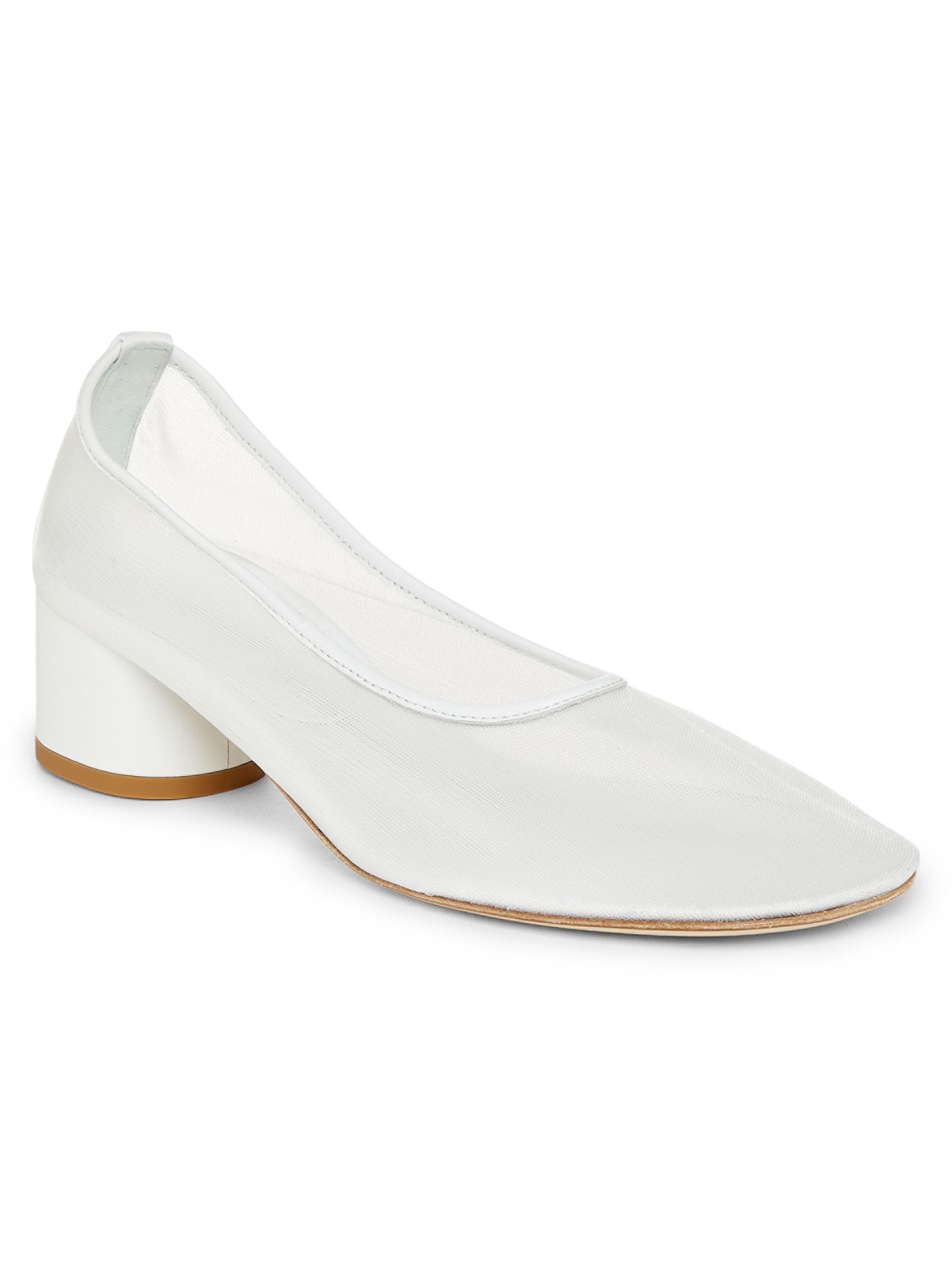 Dear Frances Women's Balla 55MM Mesh Pumps - White