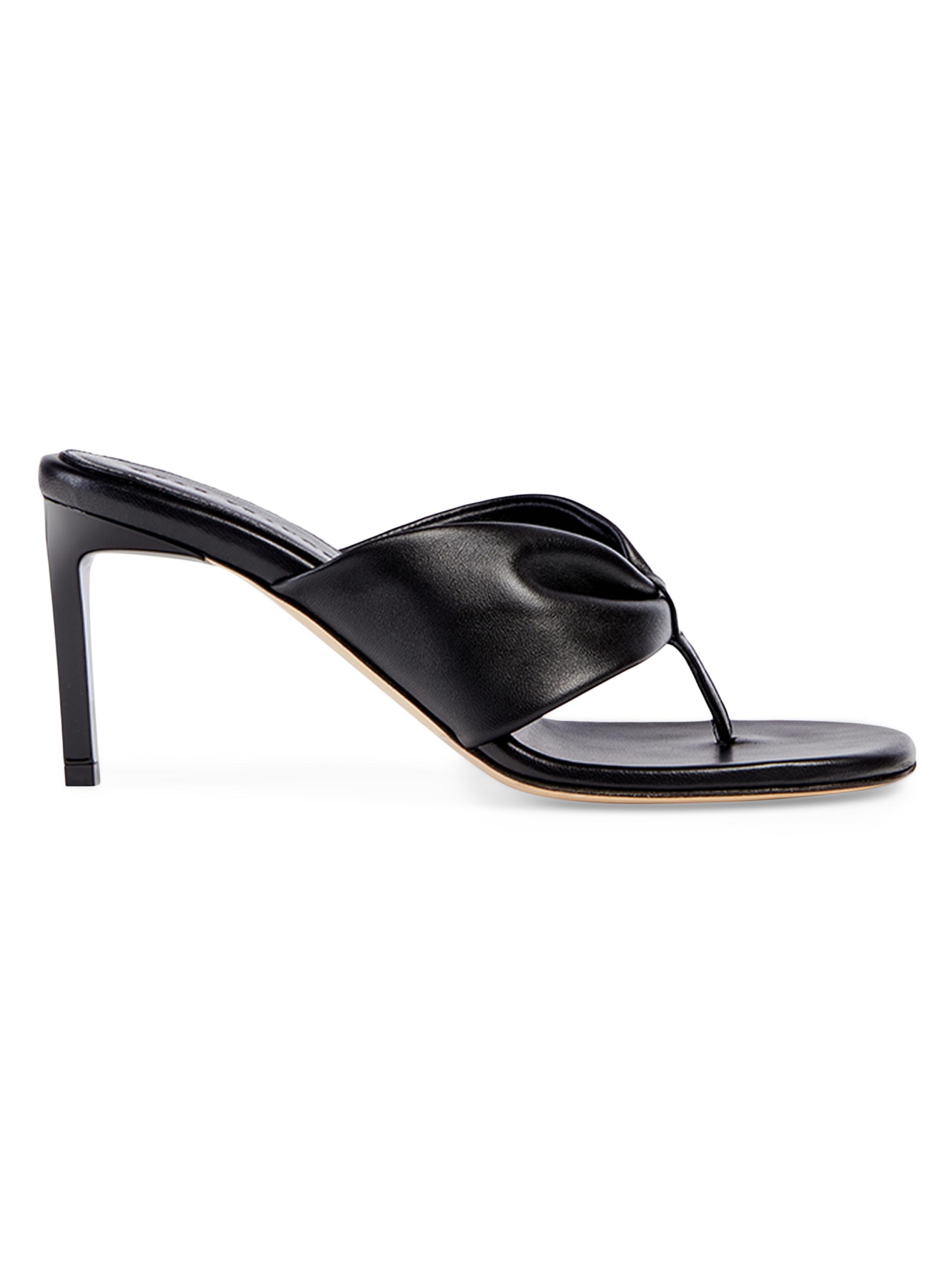 Dear Frances Women's Wrap 70MM Leather Sandals - Crema