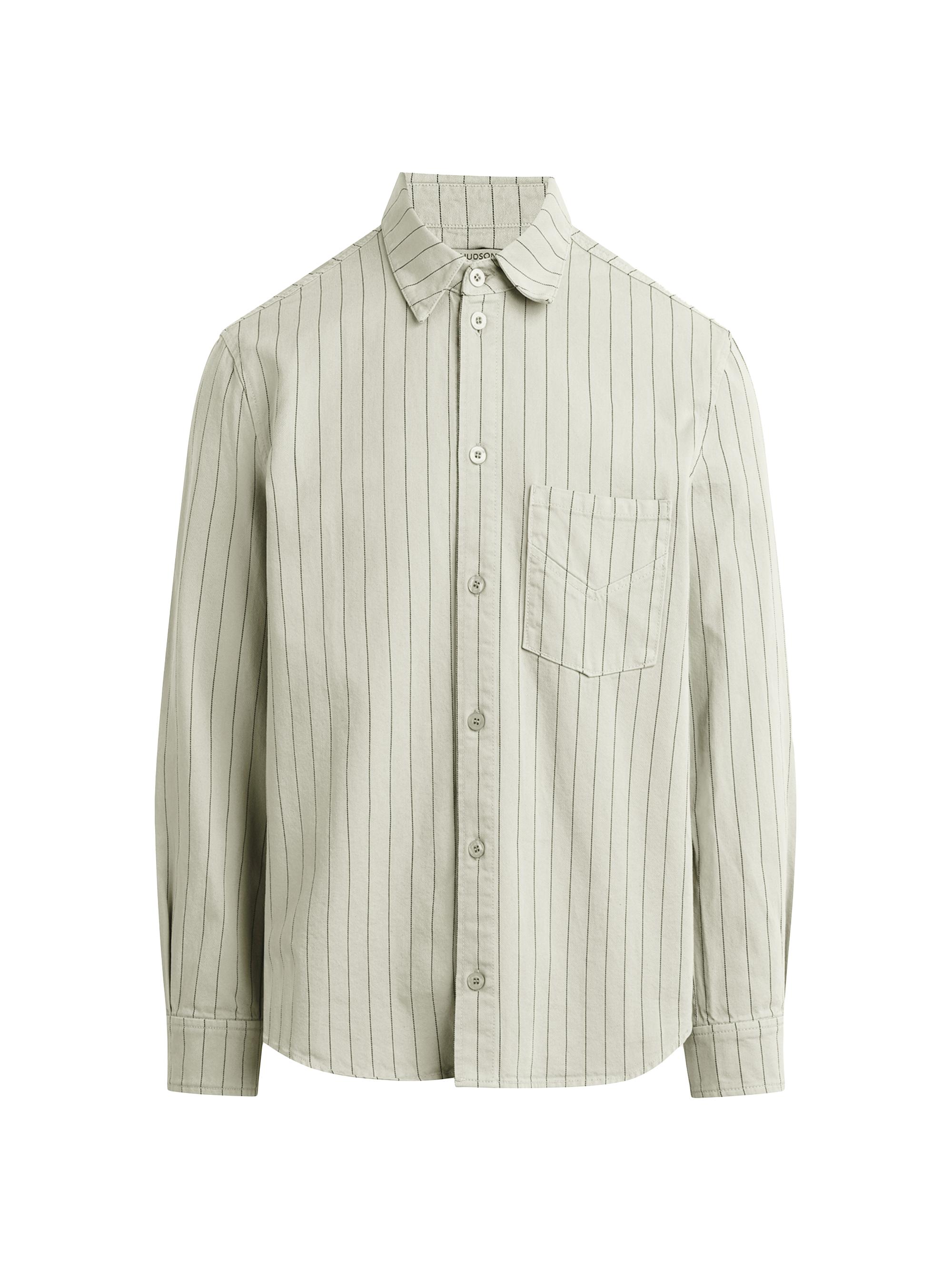 Hudson Jeans Men's Shiry Pinstriped Shirt - Pinstripe