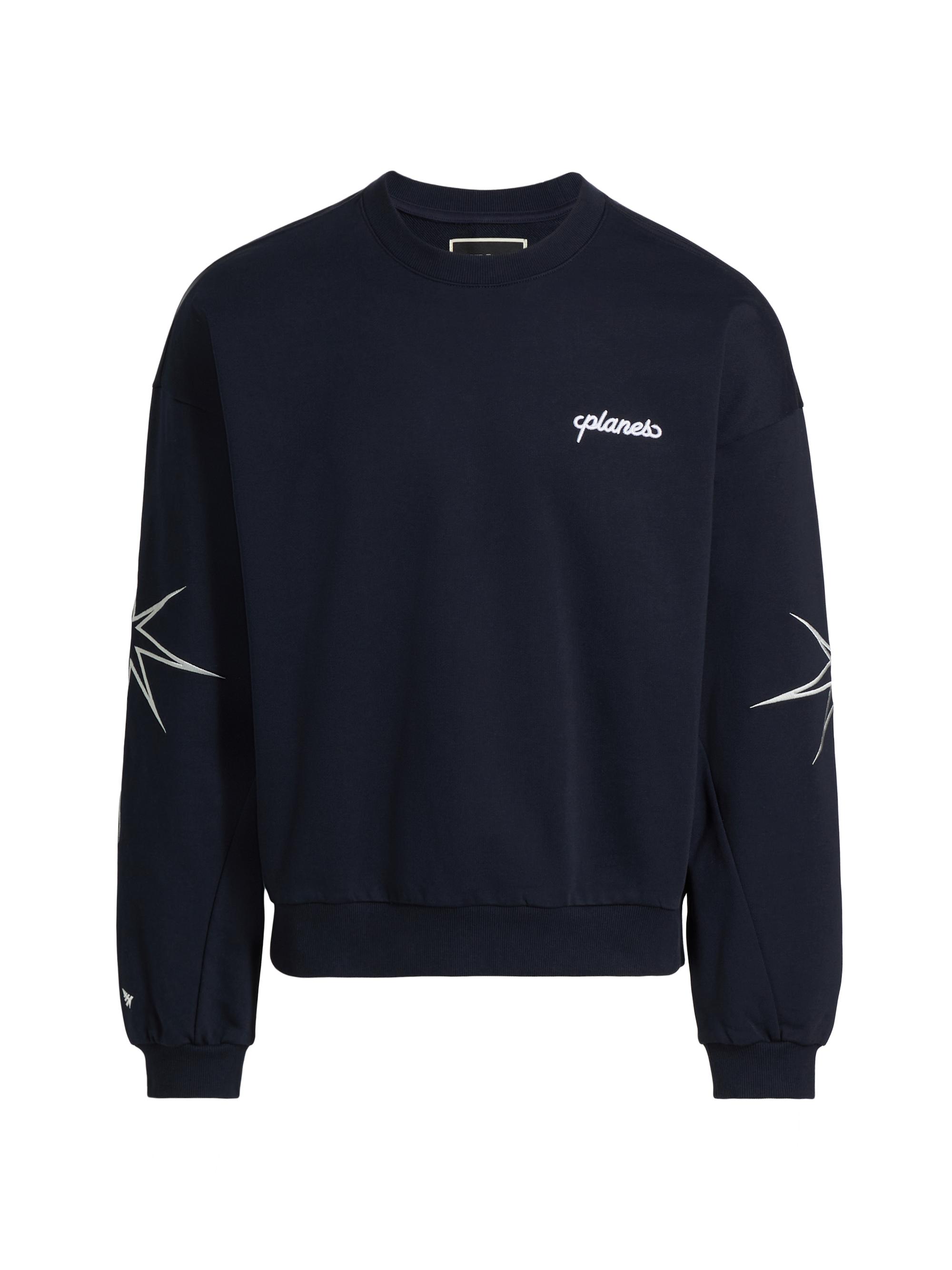 Paper Planes Men's Watch Me Shine Crewneck Sweatshirt - Navy