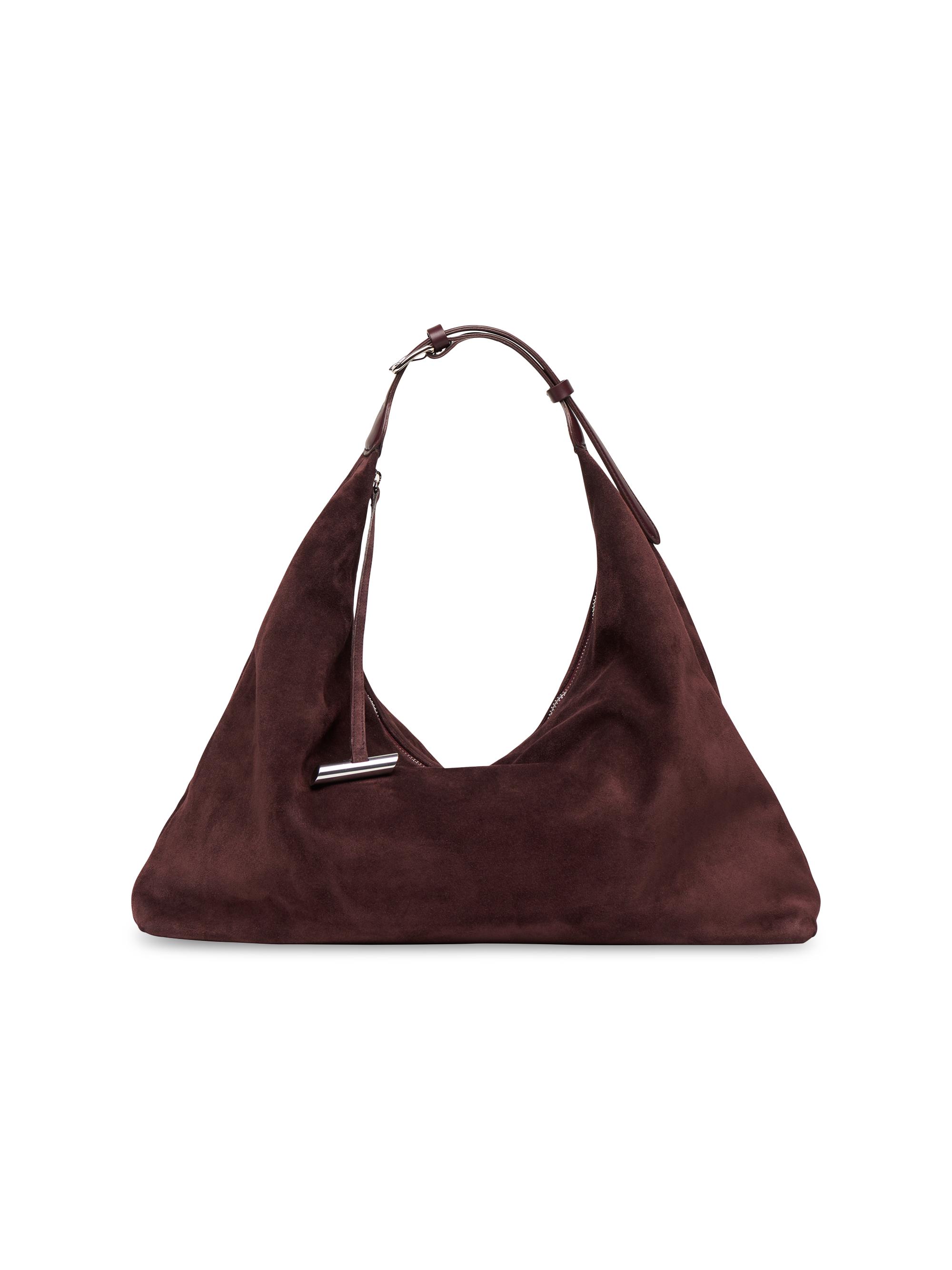 Liffner Women's Pillow Suede Hobo Bag - Amarone
