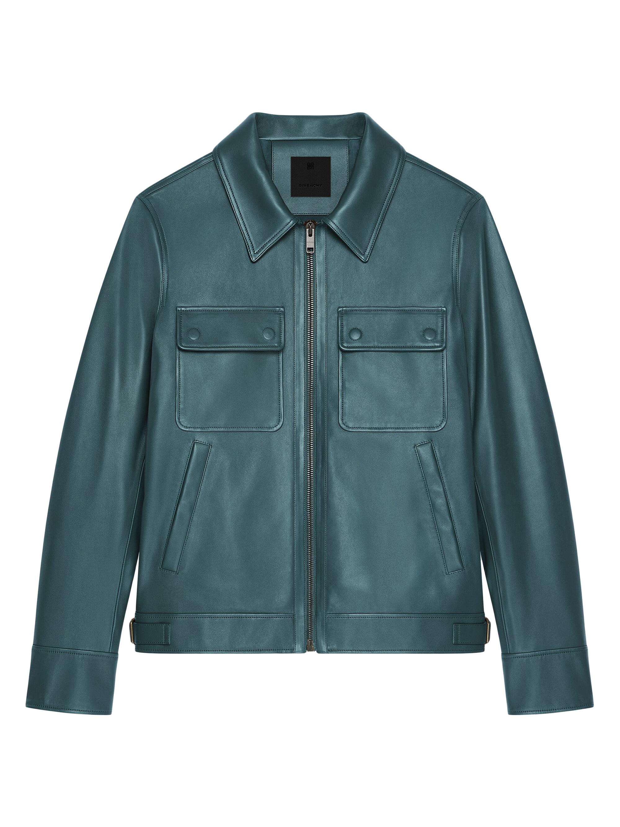 Givenchy Men's Jacket in Nappa - Fir Green