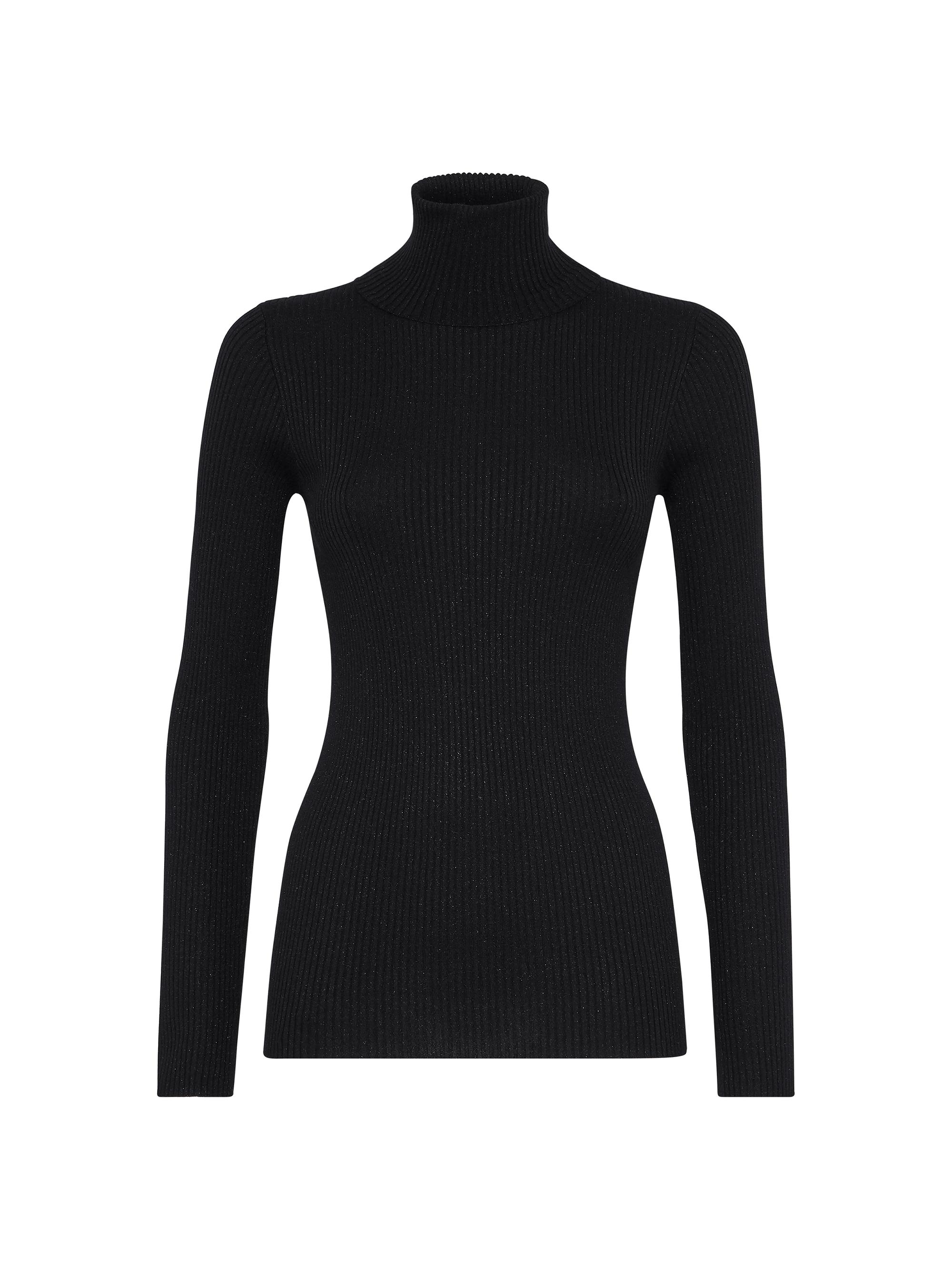 Brunello Cucinelli Women's Lightweight Turtleneck Sweater - Black