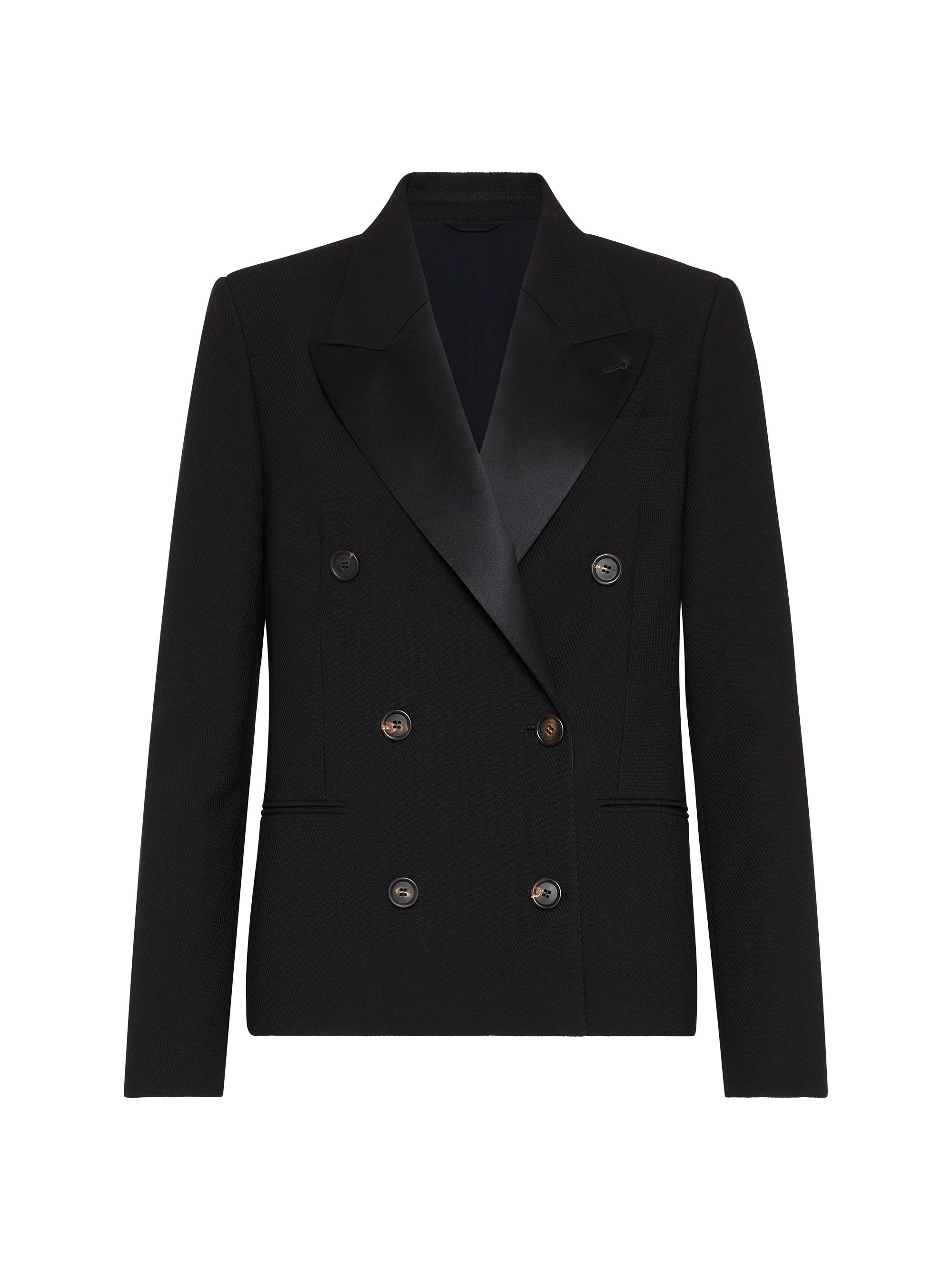 Brunello Cucinelli Women's Cotton and Linen Cavalry Blazer - Black