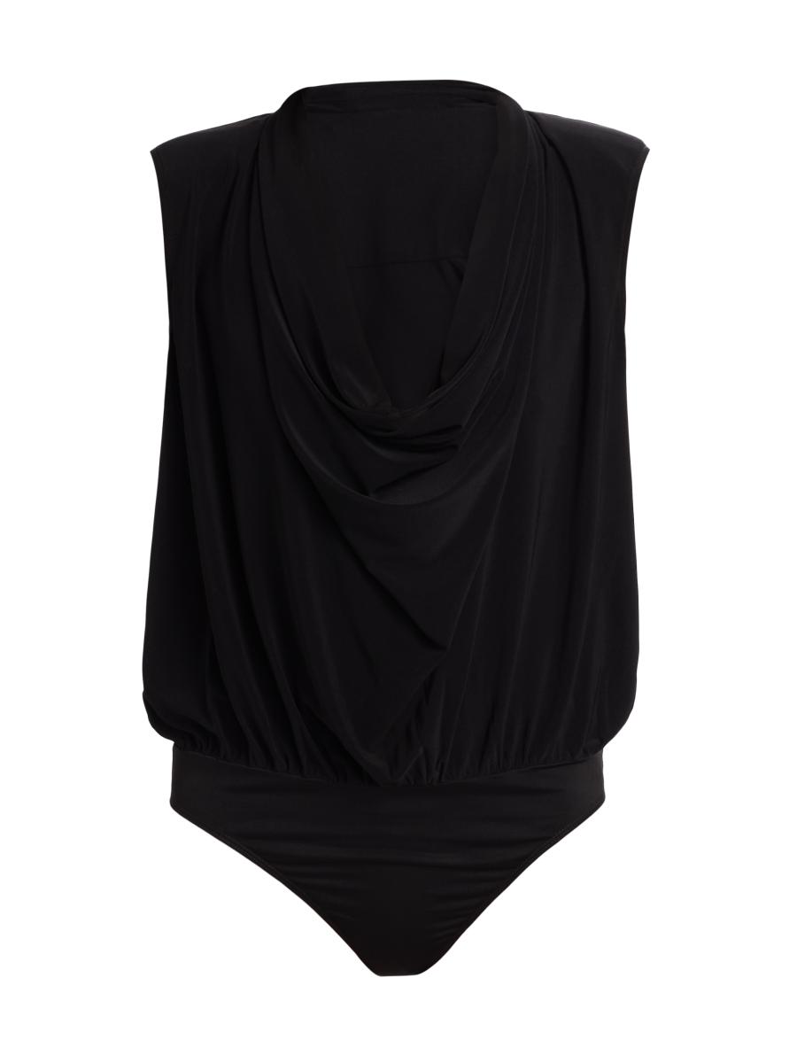Ramy Brook Women's Eden Stretch Jersey Sleeveless Bodysuit In Black