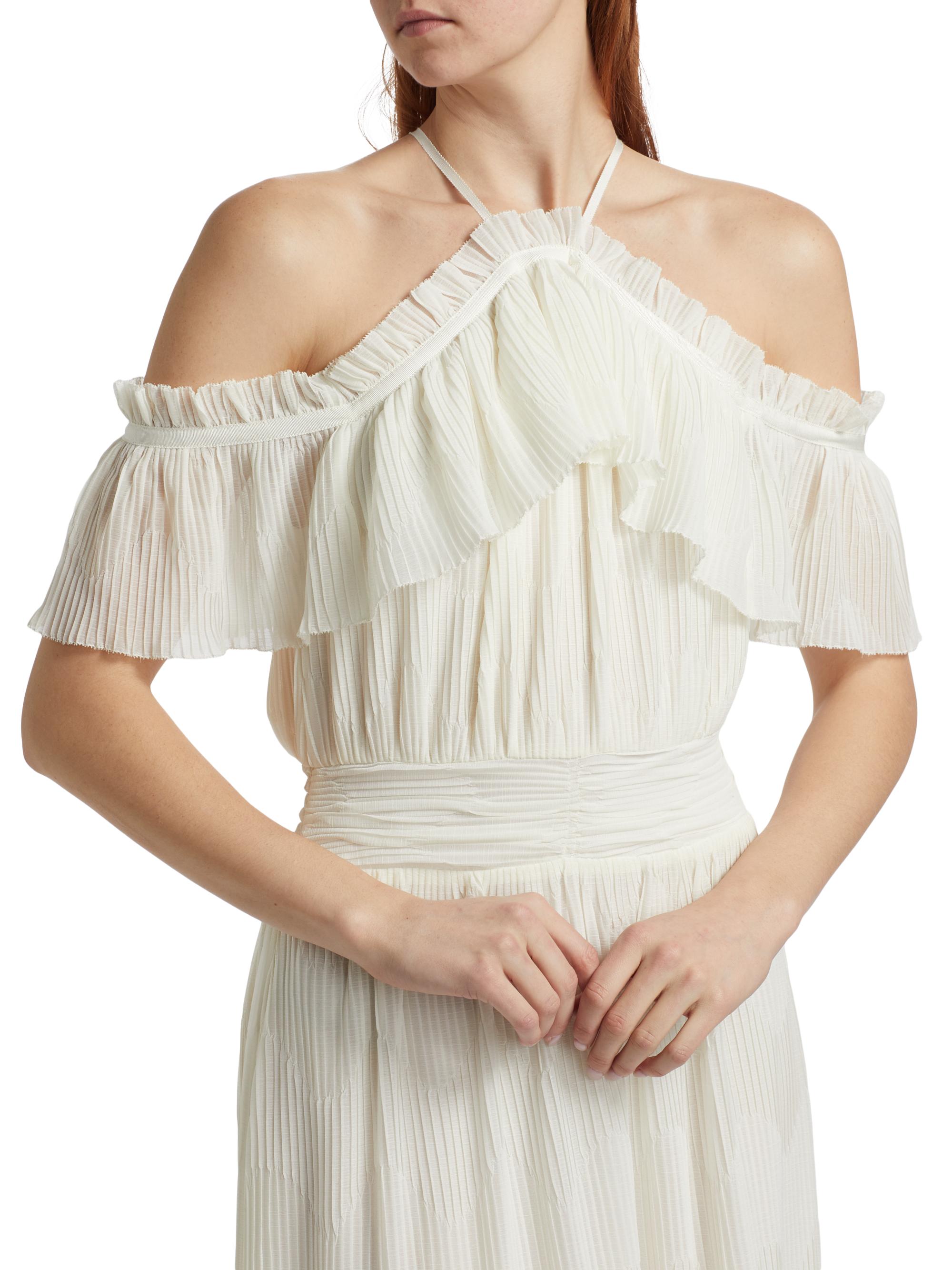 サケビのブル ニ期 No.3 未来ロウマン堂 ミライロウマンドウ 未使用 Ramy Brook Zavi Halter Midi-Dress | Saks Fifth Avenue