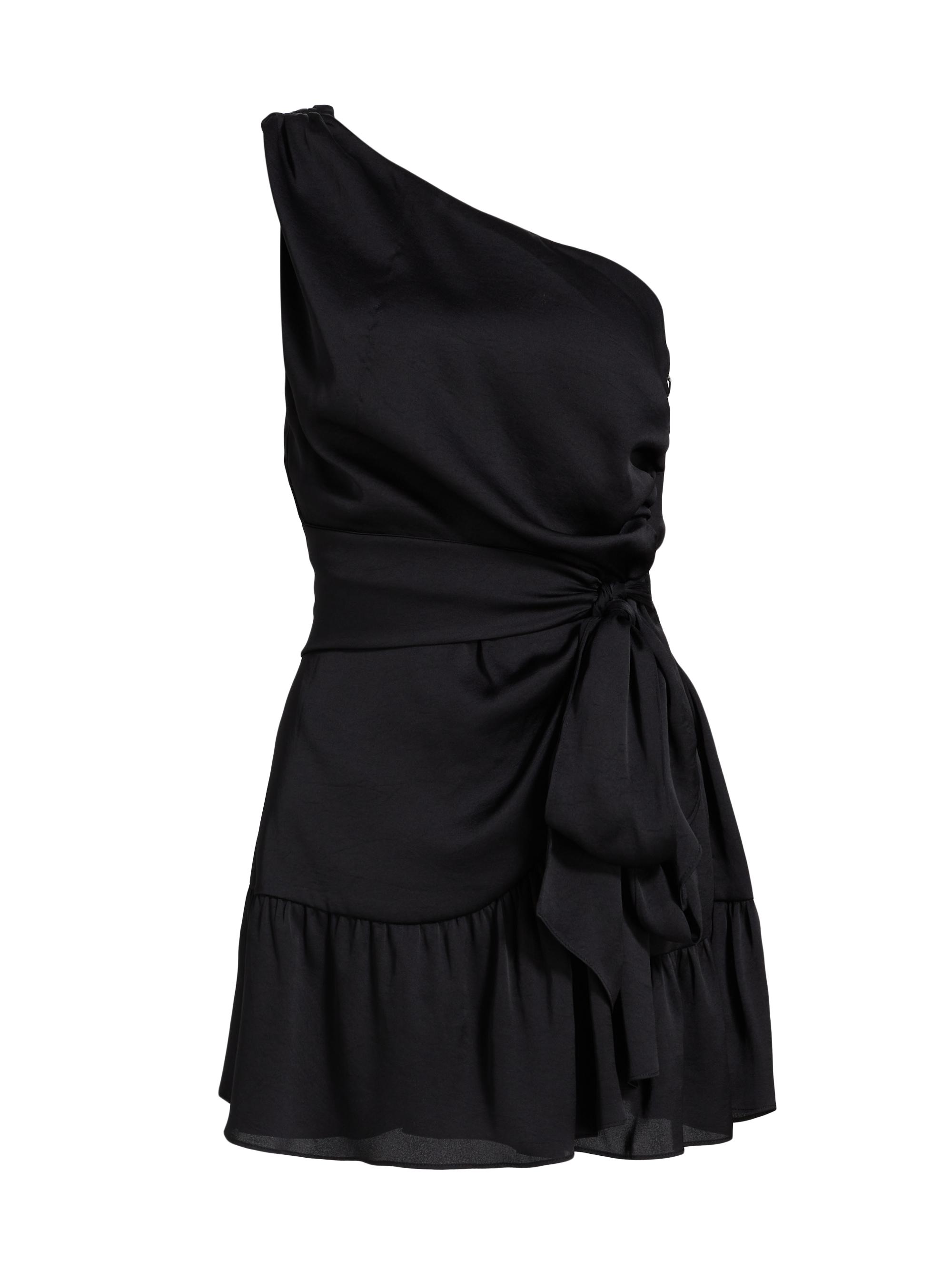 Ramy Brook Cassea Ruched Satin Minidress | Saks Fifth Avenue