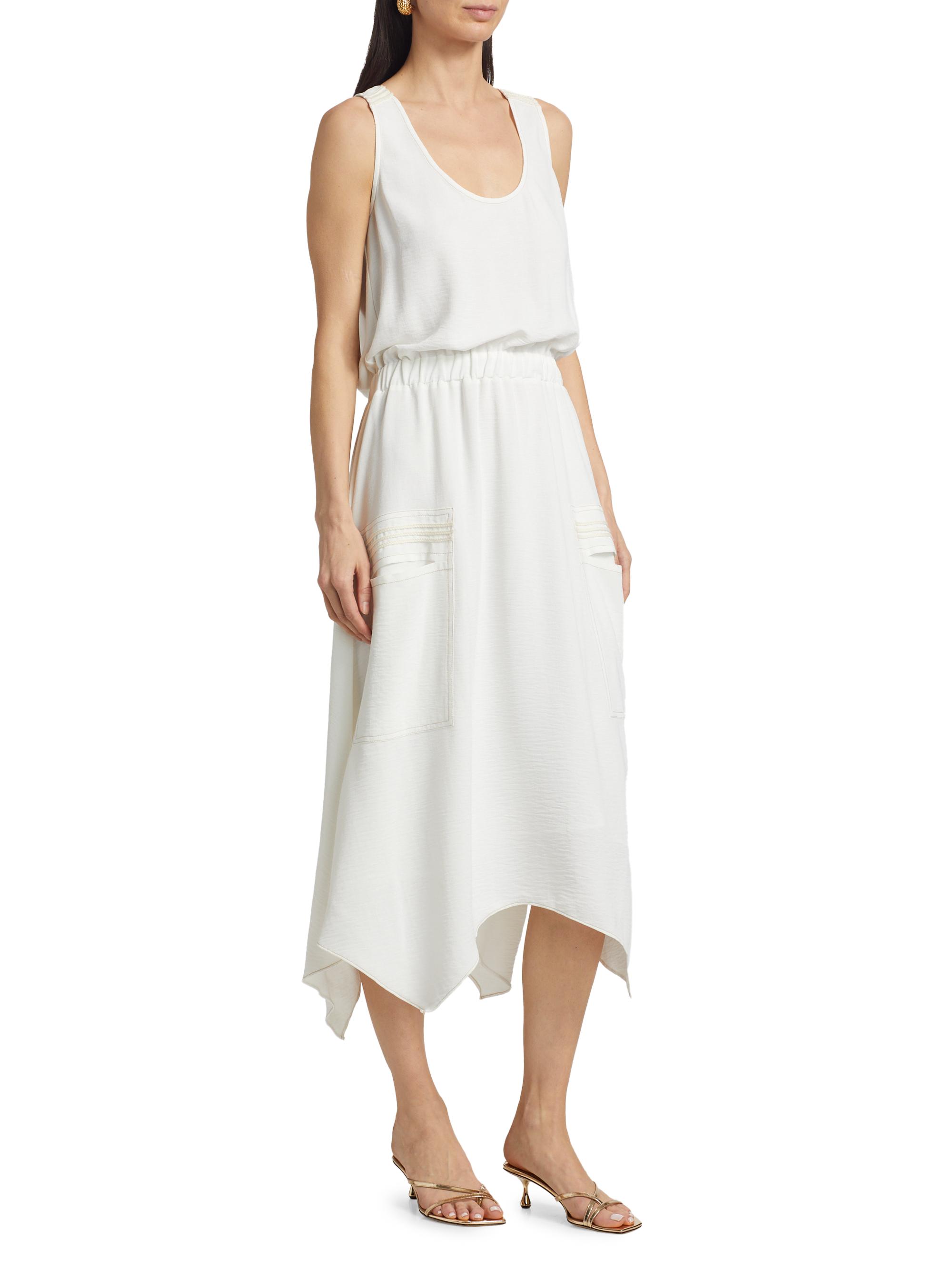 Ramy Brook Embellished Hallie Sleeveless Asymmetric-Hem Midi-Dress | Saks  Fifth Avenue